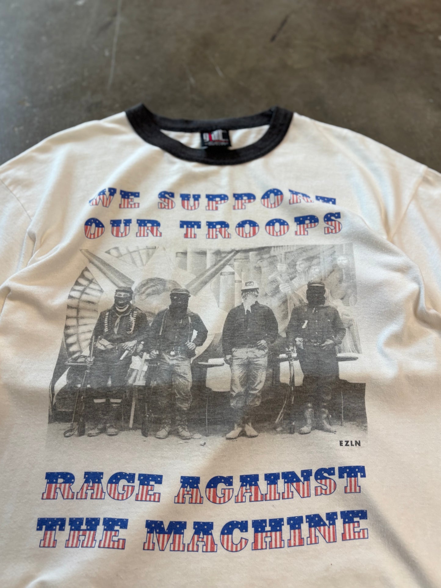 Vintage Rage Against The Machine Ringer shirt size large