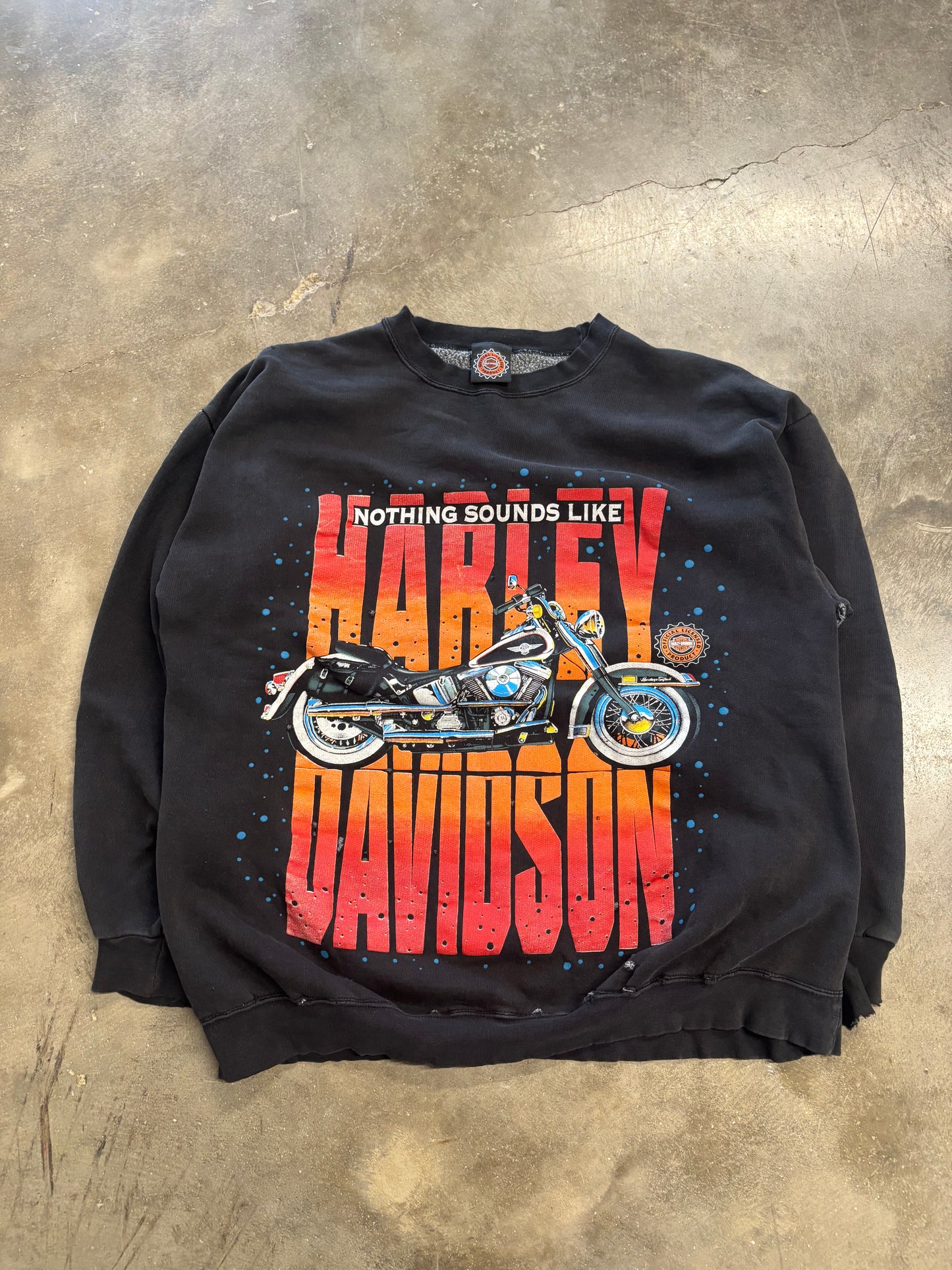 Vintage Harley Davidson nothing sounds sweatshirt size XL
