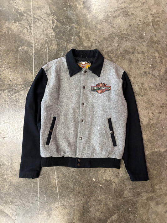 Vintage Harley Davidson wool jacket size large