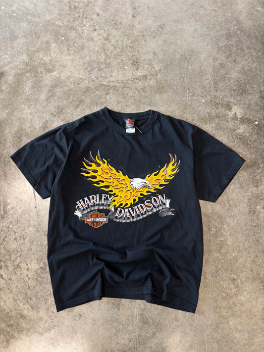 Vintage Harley Davidson Flaming Eagle shirt size extra large