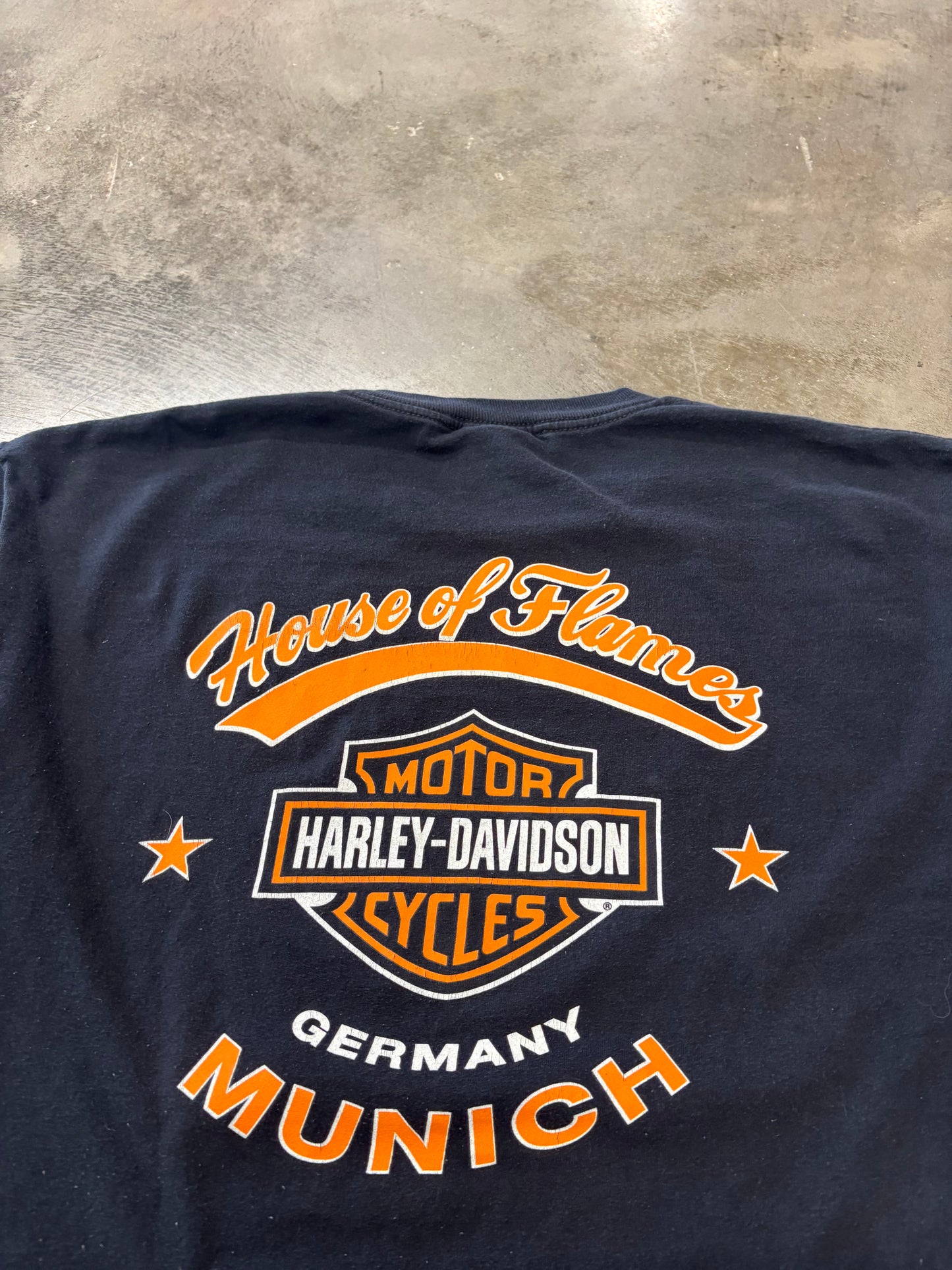 Vintage Harley Davidson Pin Up Girl shirt size xl
