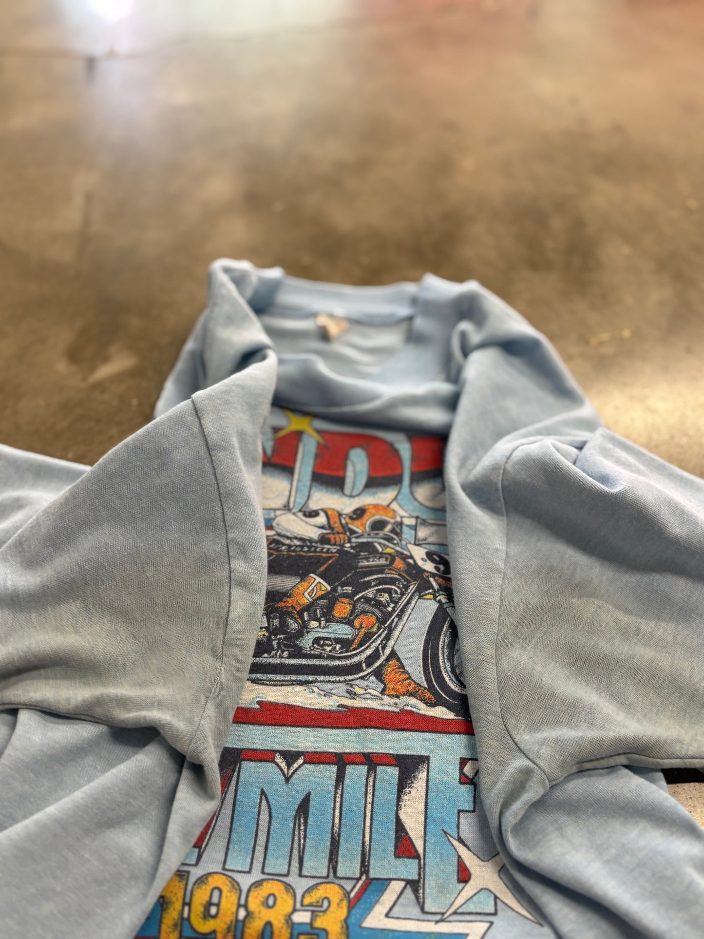 Vintage 80’s Bike Race shirt size medium