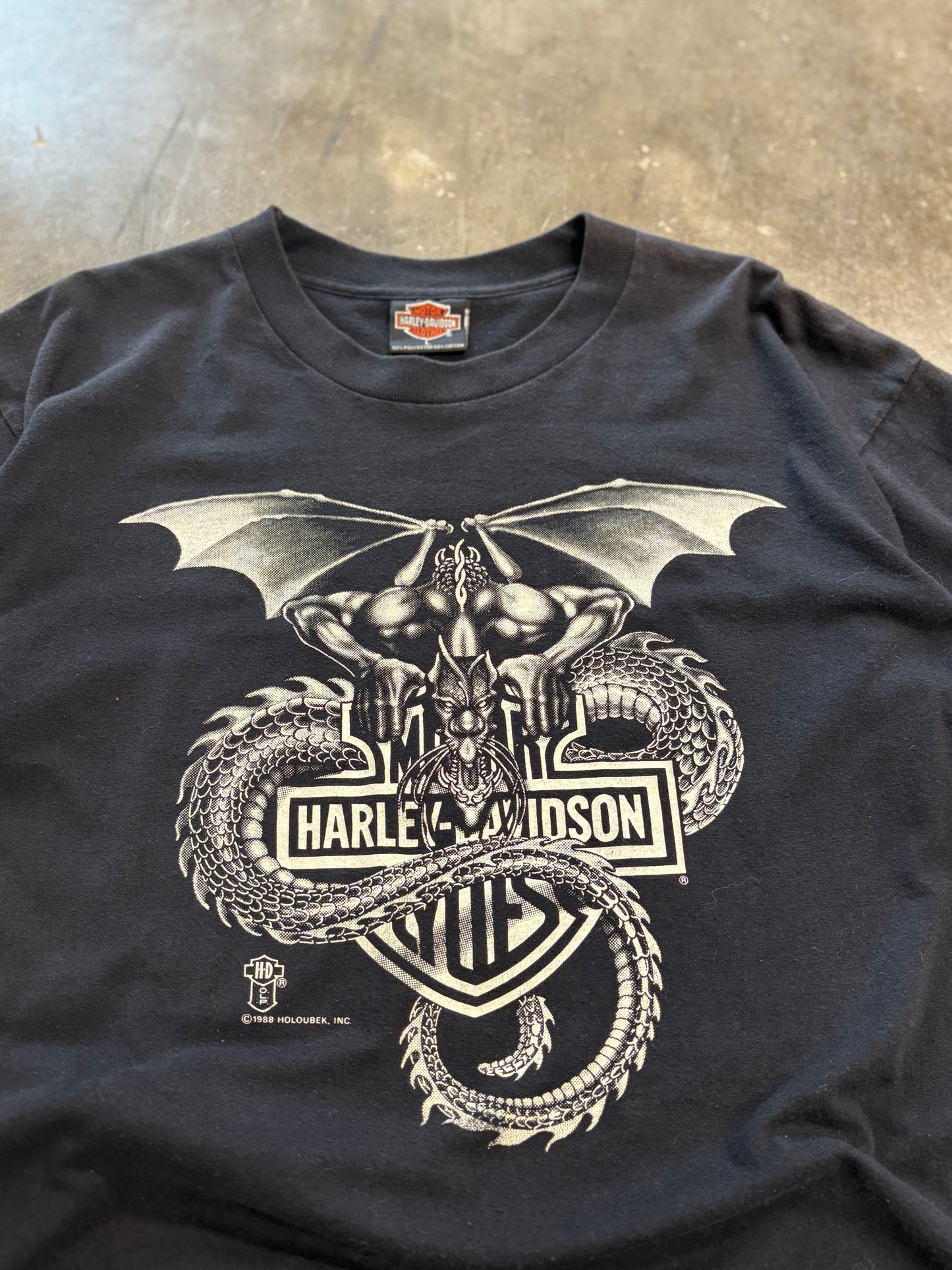 Vintage Dragon Gargoyle Shirt size large