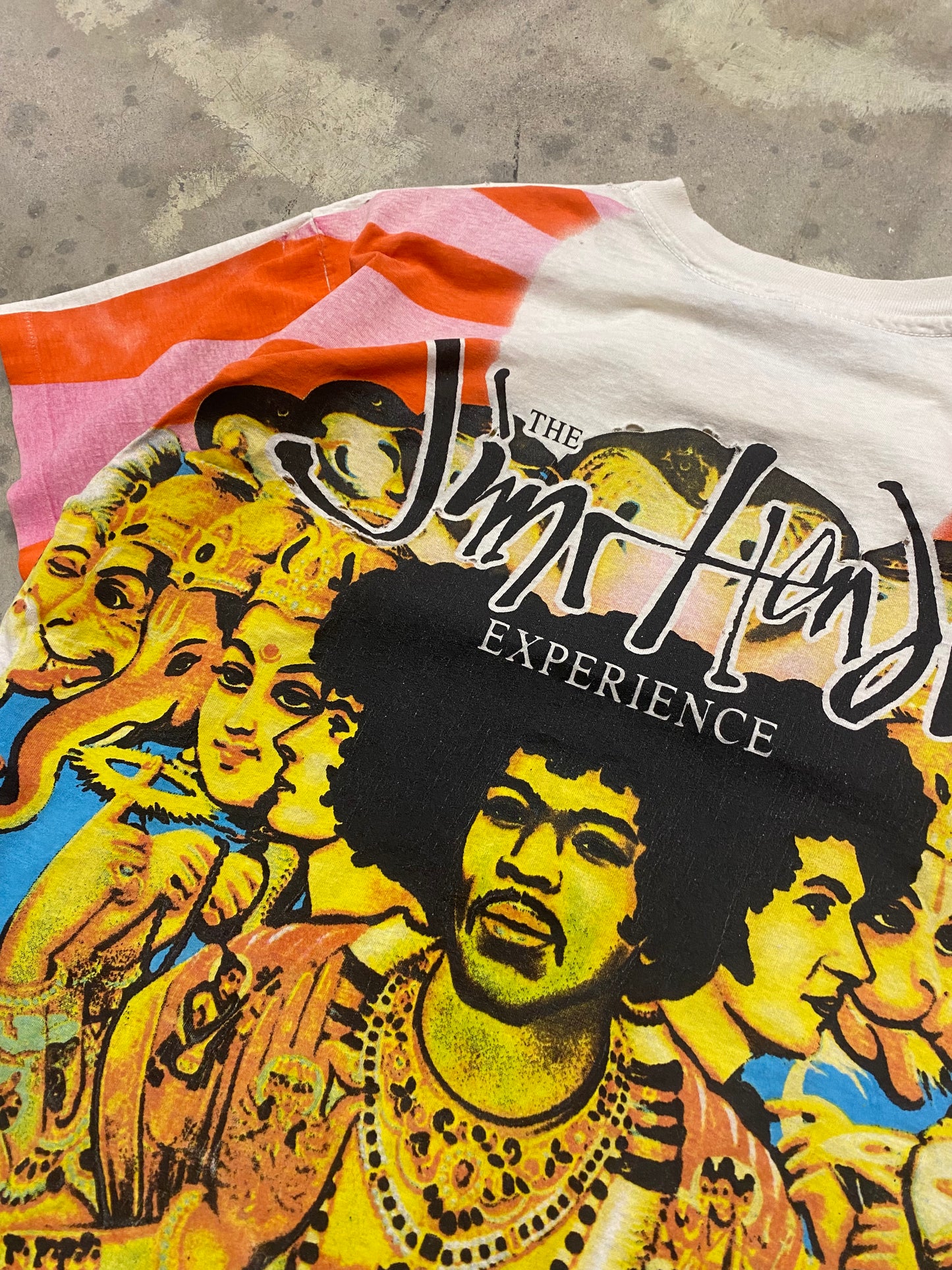 Vintage Jimi Hendrix AOP shirt size extra large