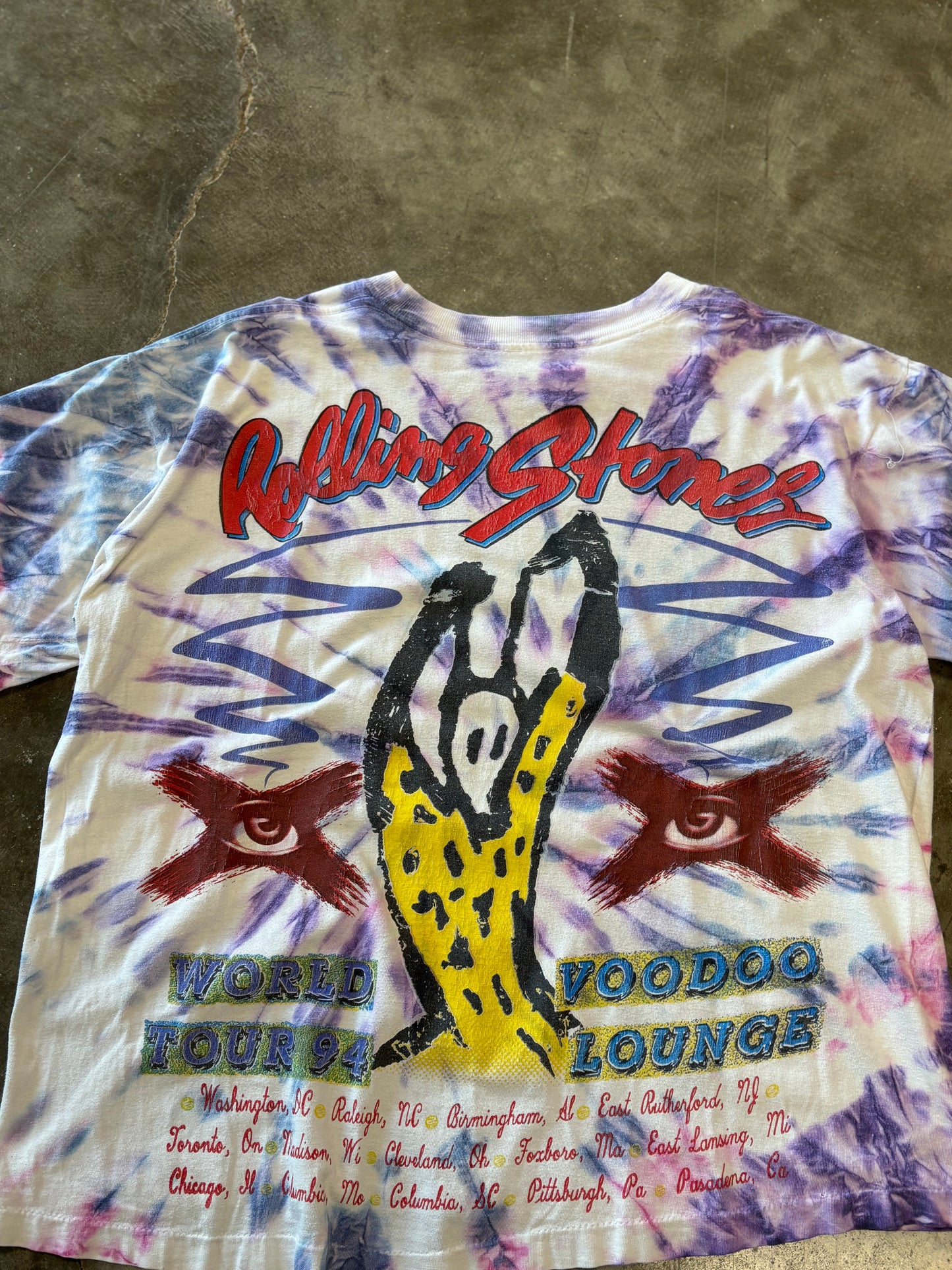 Vintage Rolling Stones voodoo lounge shirt size extra large
