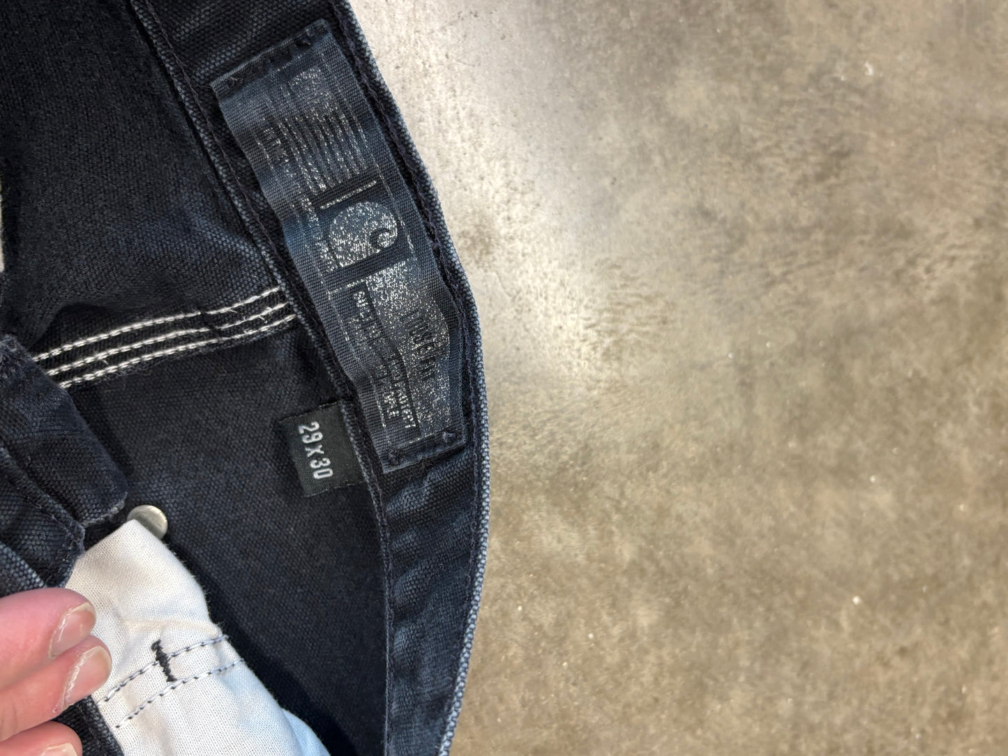 Carhartt double knees black