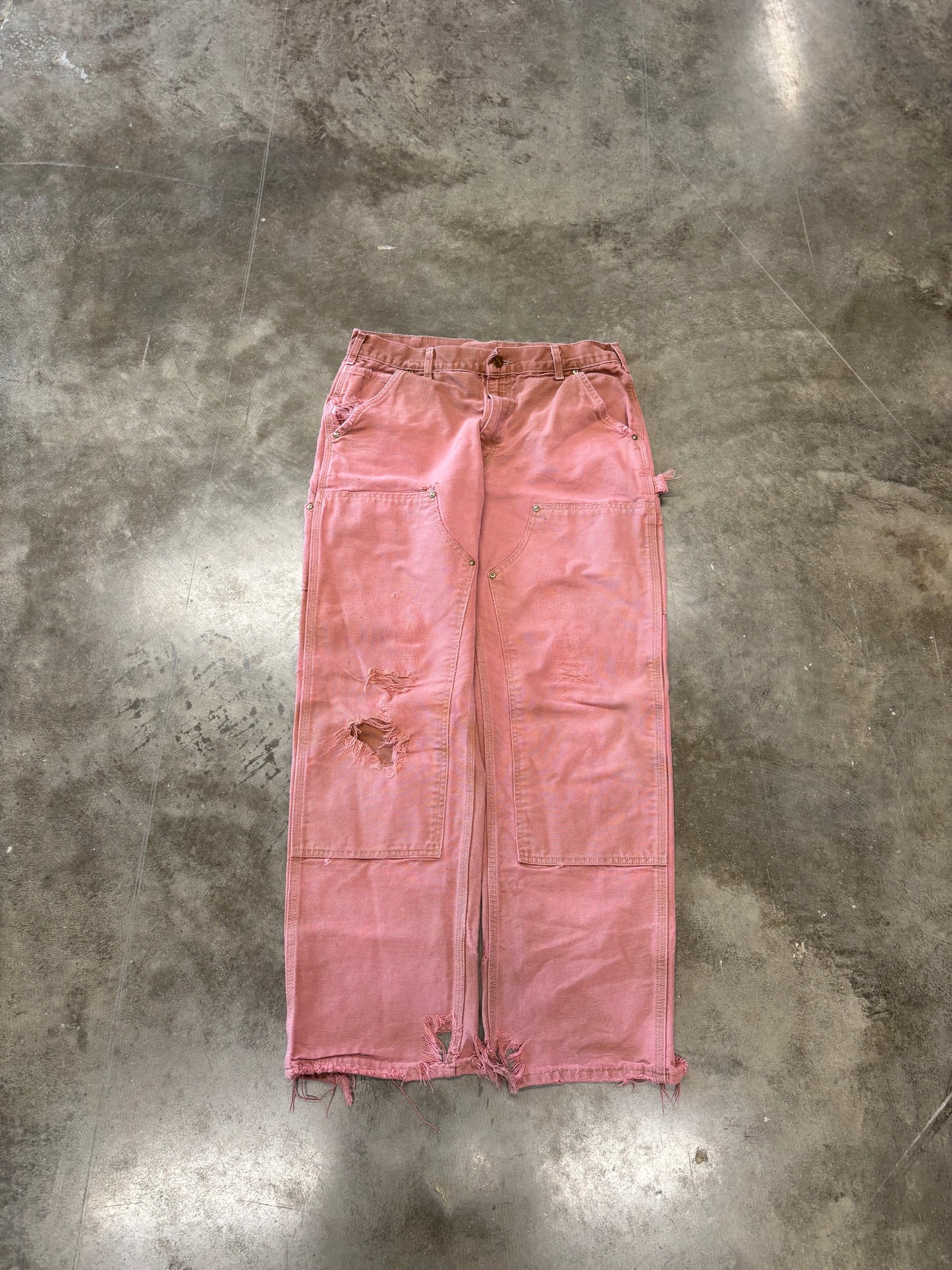 Pink Carhartt Double Knees