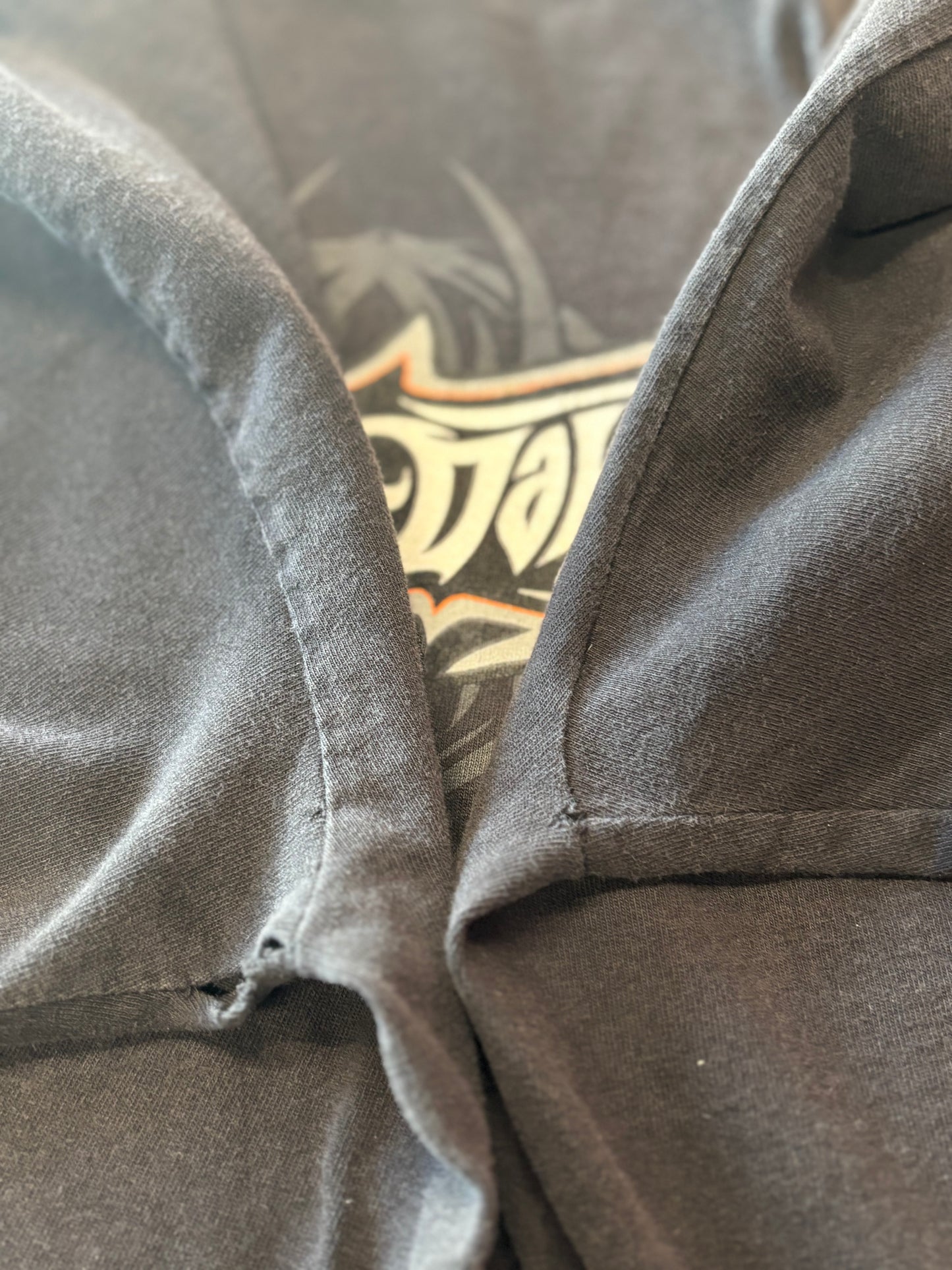 Vintage Harley Davidson spiderweb long sleeve size xl