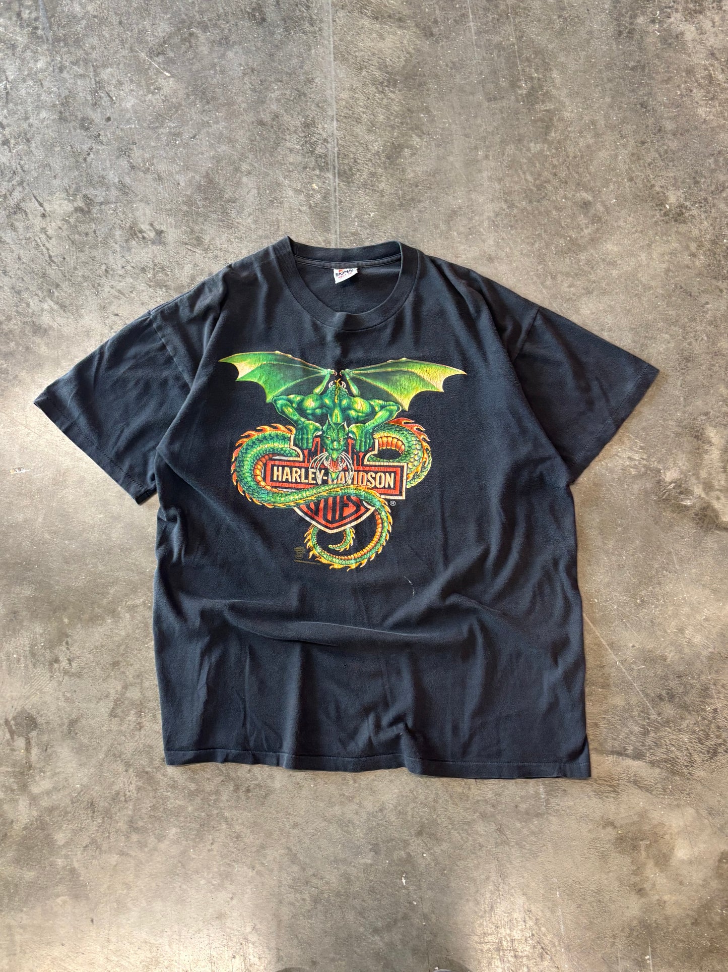 Vintage Harley Davidson gargoyle shirt size XL