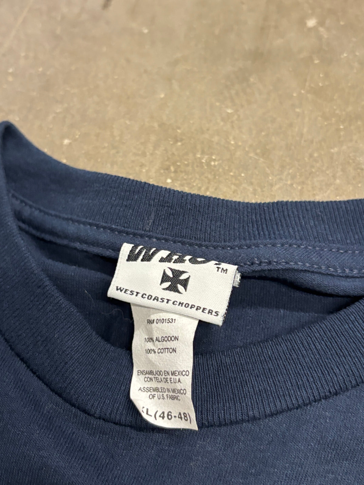 Vintage navy wcc long sleeve size xl