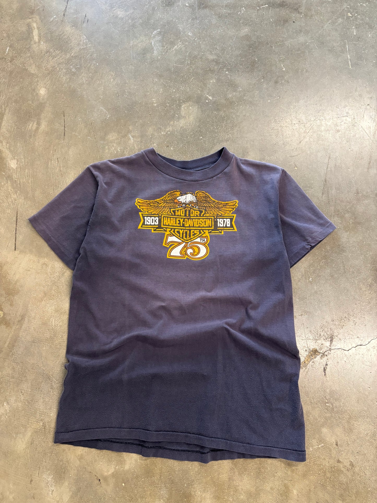 Vintage 70’s faded Harley Davidson shirt size large