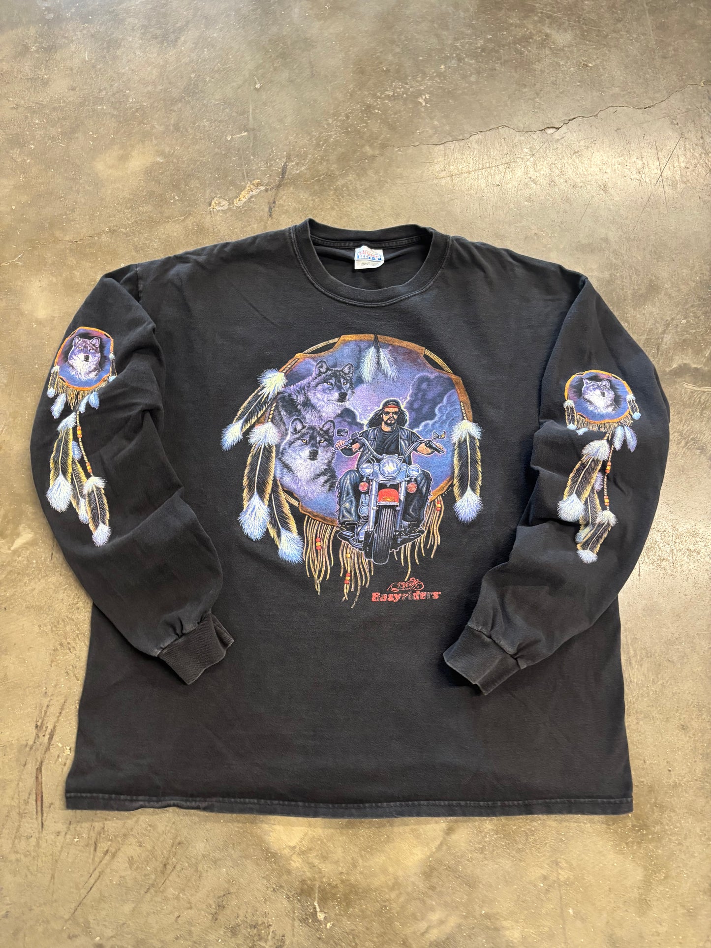 Vintage EasyRiders dream catcher long sleeve size xl