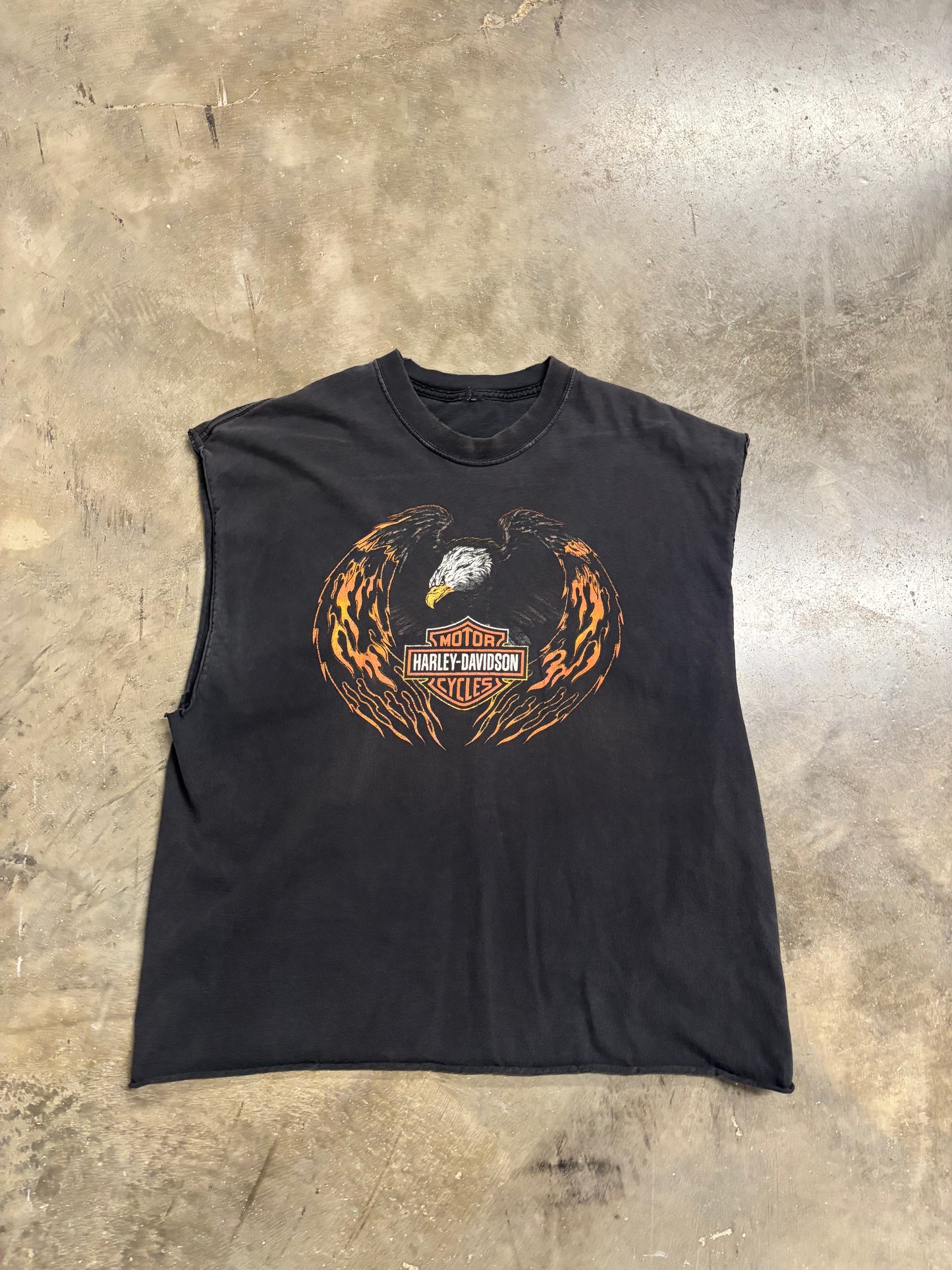 Vintage chopped Eagle shirt size large