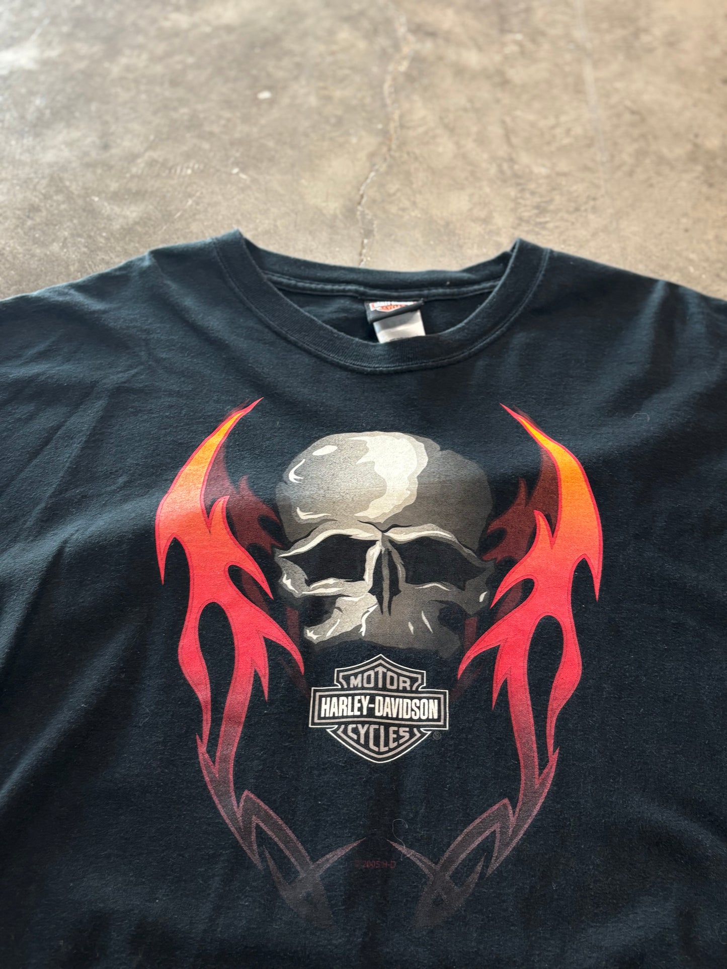 Vintage Harley Davidson Skulls long sleeve size 2XL