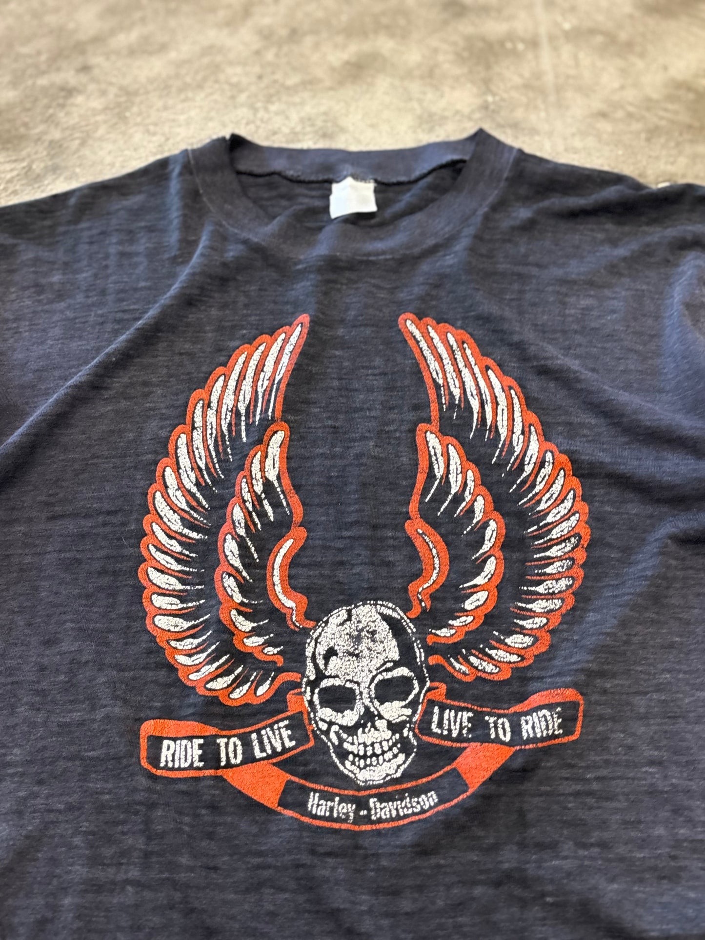 Vintage 70’s/80’s Harley Davidson shirt size XL