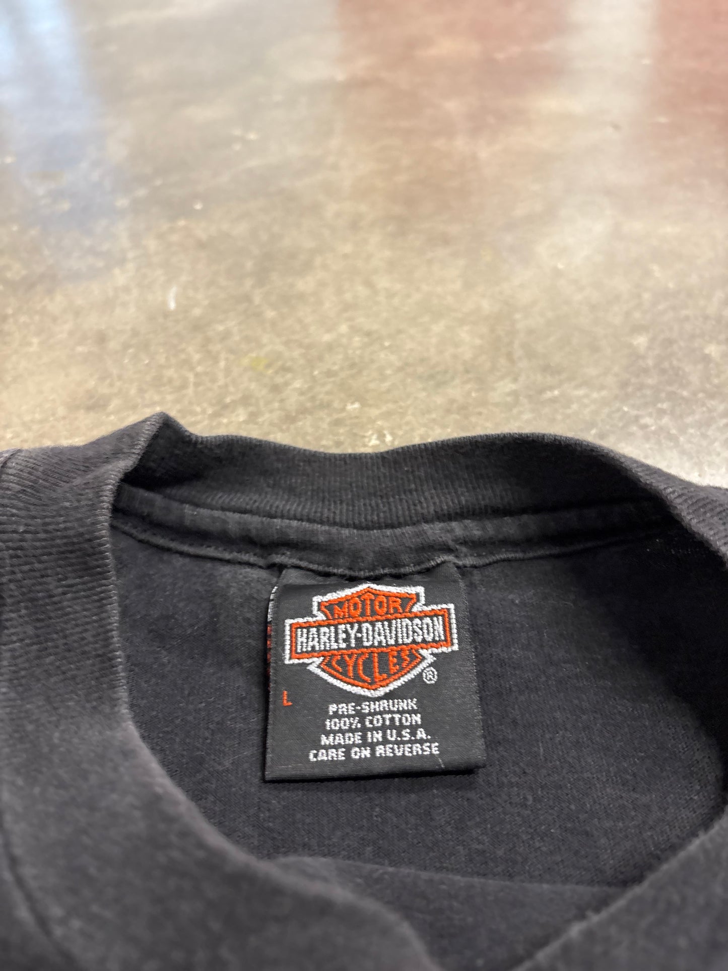 Vintage Harley Davidson Purple lighting shirt size large