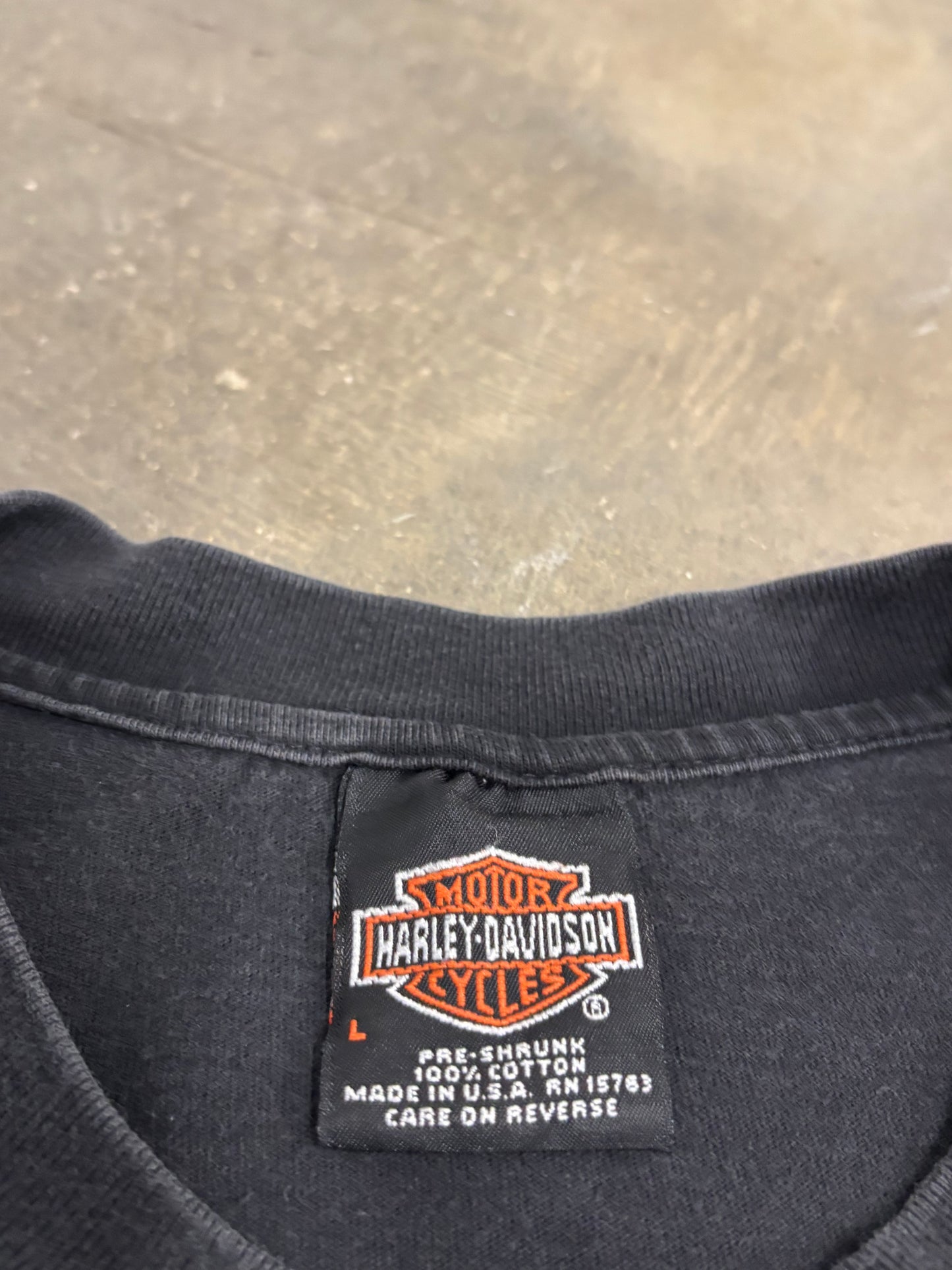 Vintage Harley Davidson Leader of the pack shirt size large
