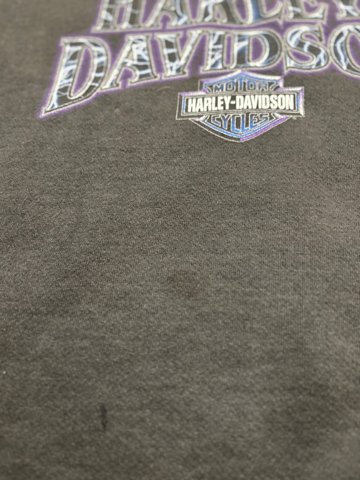 Vintage Harley Davidson Lightning crewneck size xxl repaired