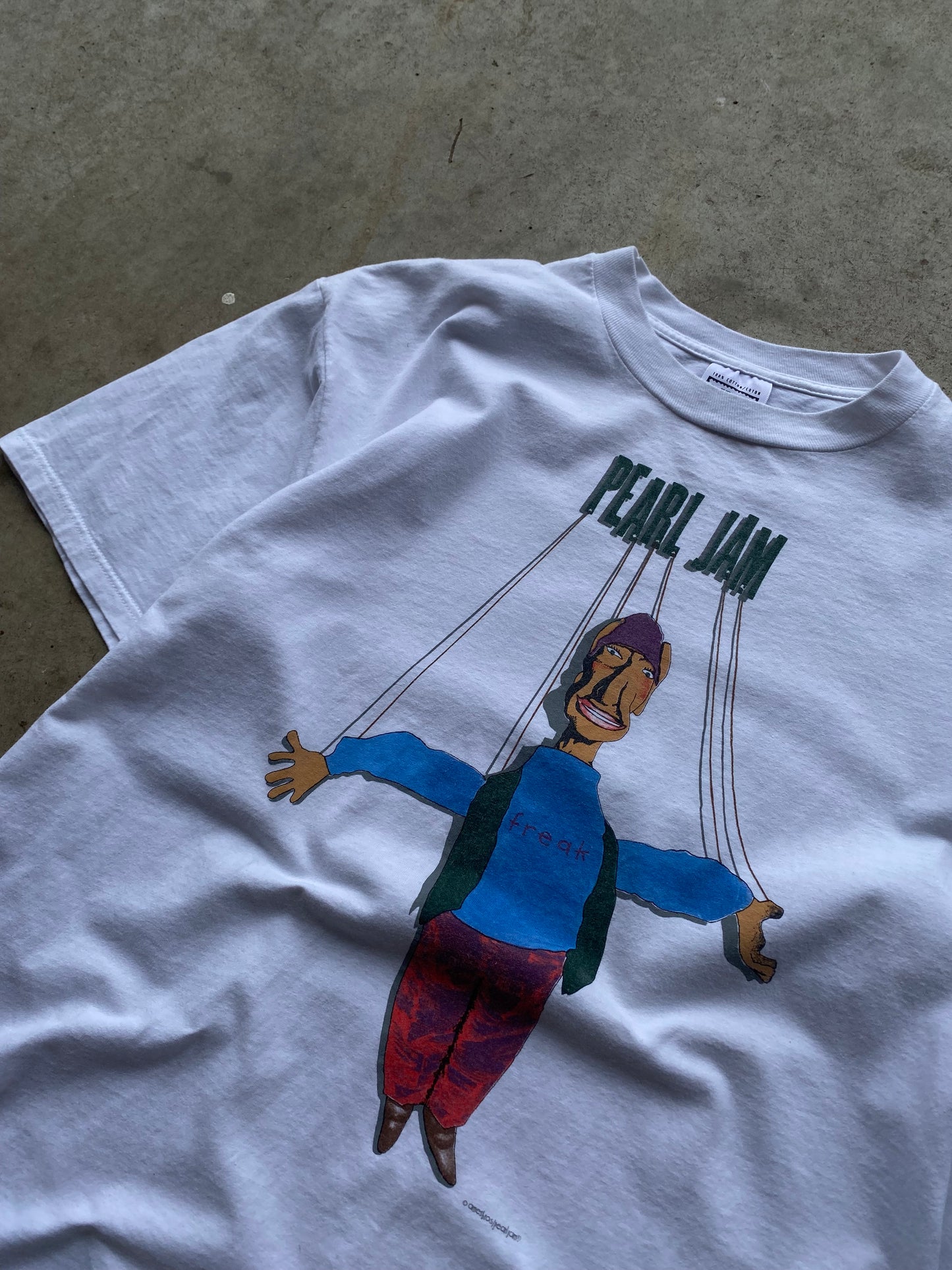 Vintage Pearl Jam Puppet Freak shirt size extra large