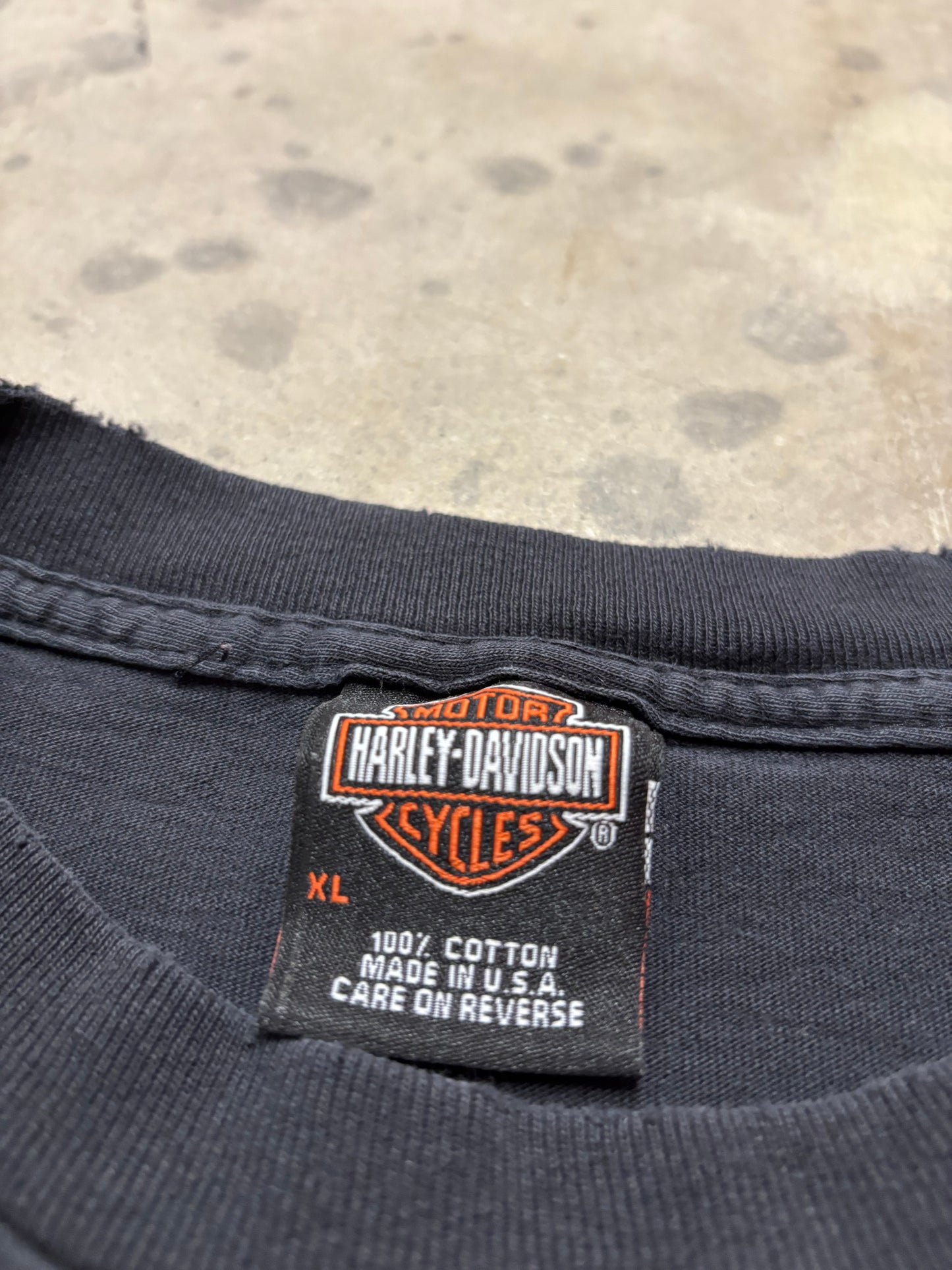 Vintage Harley Davidson Lightning long sleeve size extra large