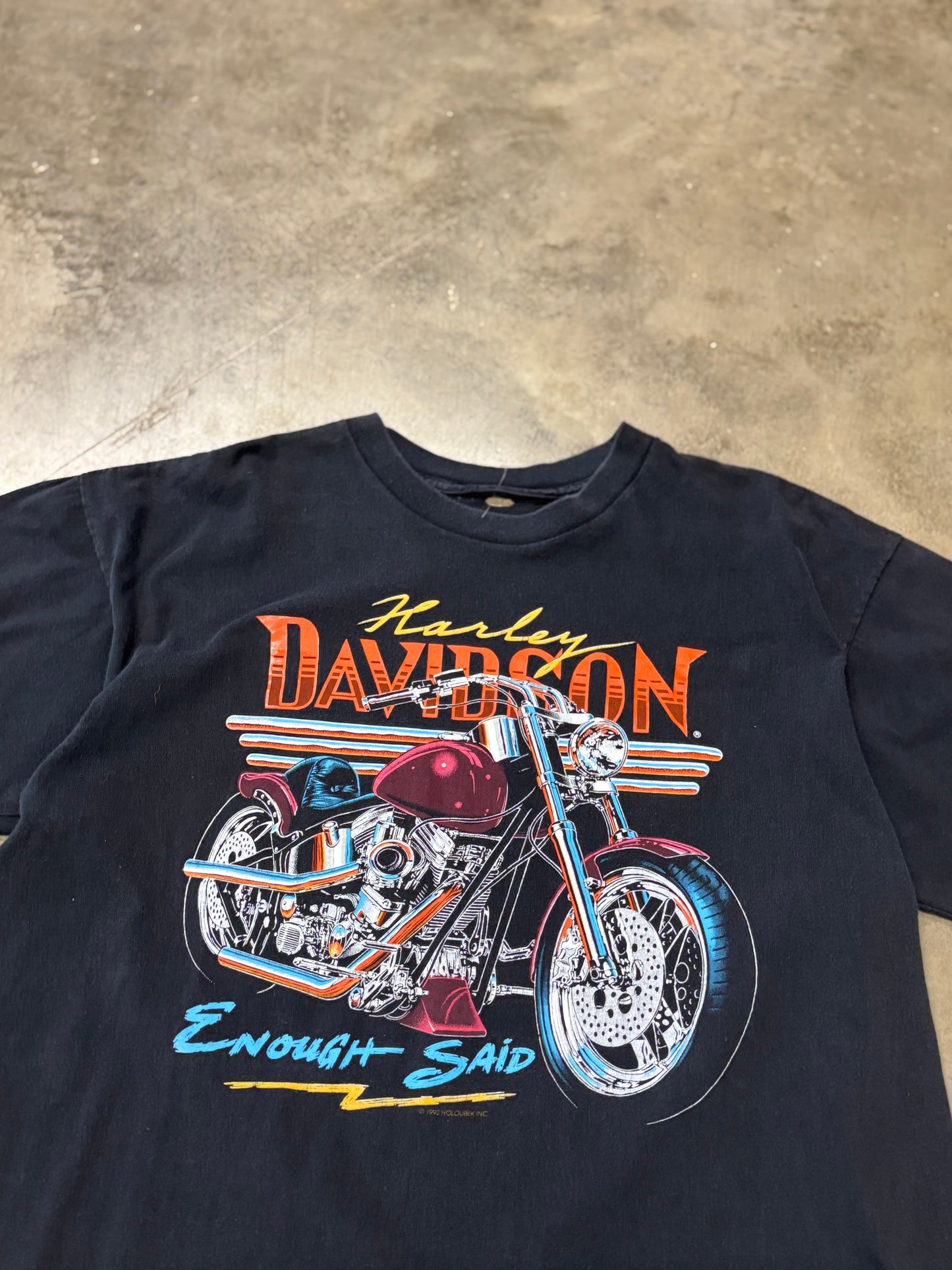 Vintage Harley Davidson enough said shirt size xl