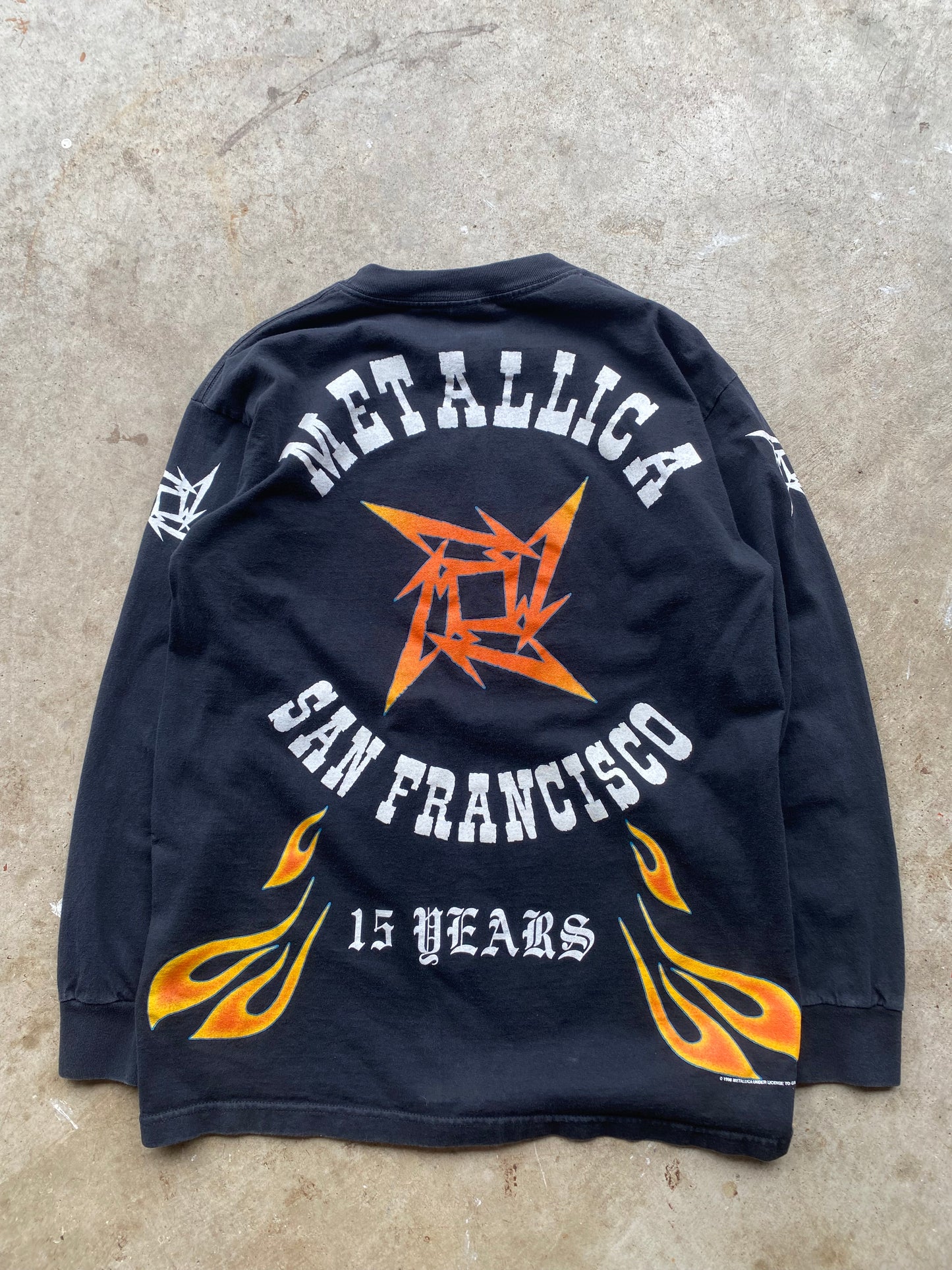 Vintage Metallica San Fransisco Long sleeve size large