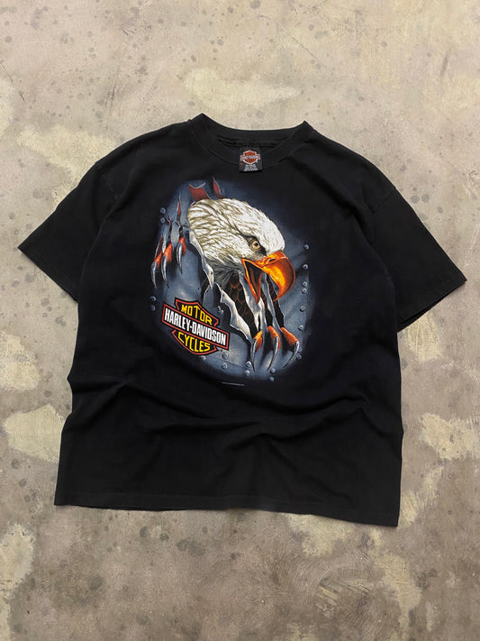 Vintage Harley Davidson Woah this eagle goin crazy size xl