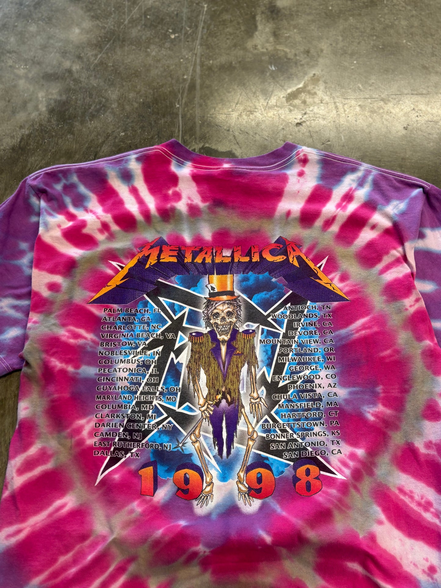 Vintage Metallica Pushead Parking lot shirt size xl