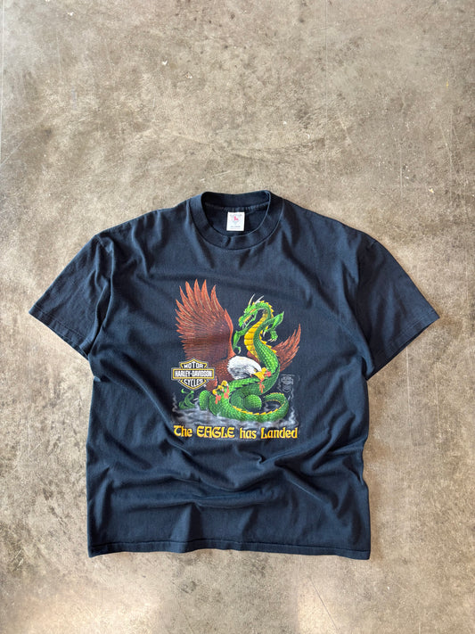 Vintage Harley Davidson the Eagle has landed shirt size XXL