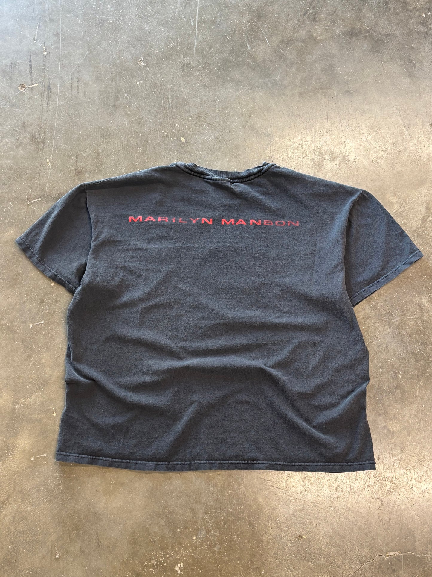 Vintage Marilyn Manson god is in the tv shirt size xl