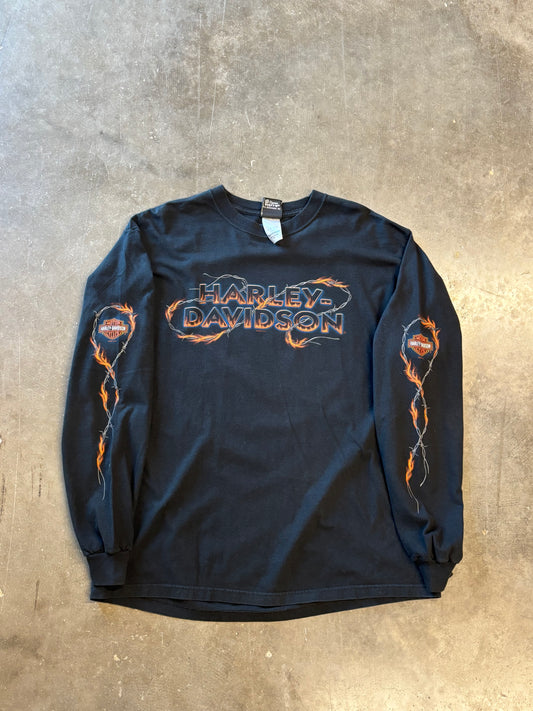 Harley Davidson Barbed Wire long sleeve size xl