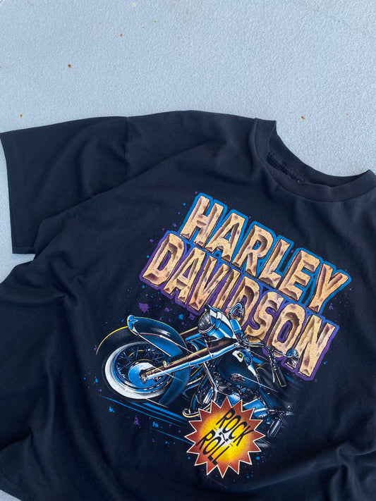 Vintage Harley Davidson Rock and Roll shirt Size XXL