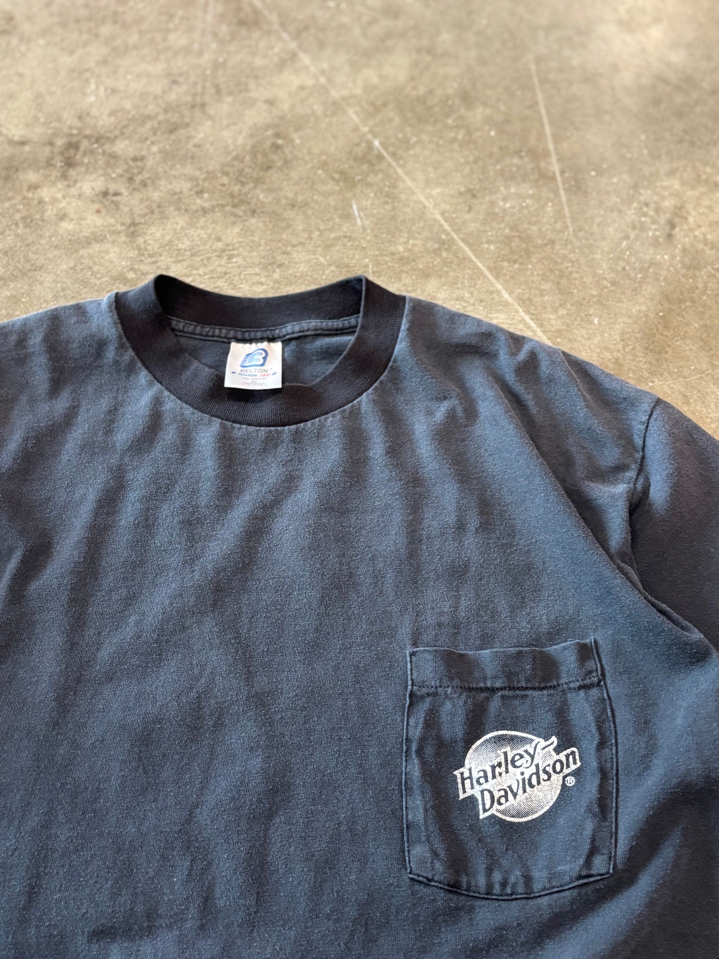 Vintage Harley Davidson Real steel pocket shirt size XL