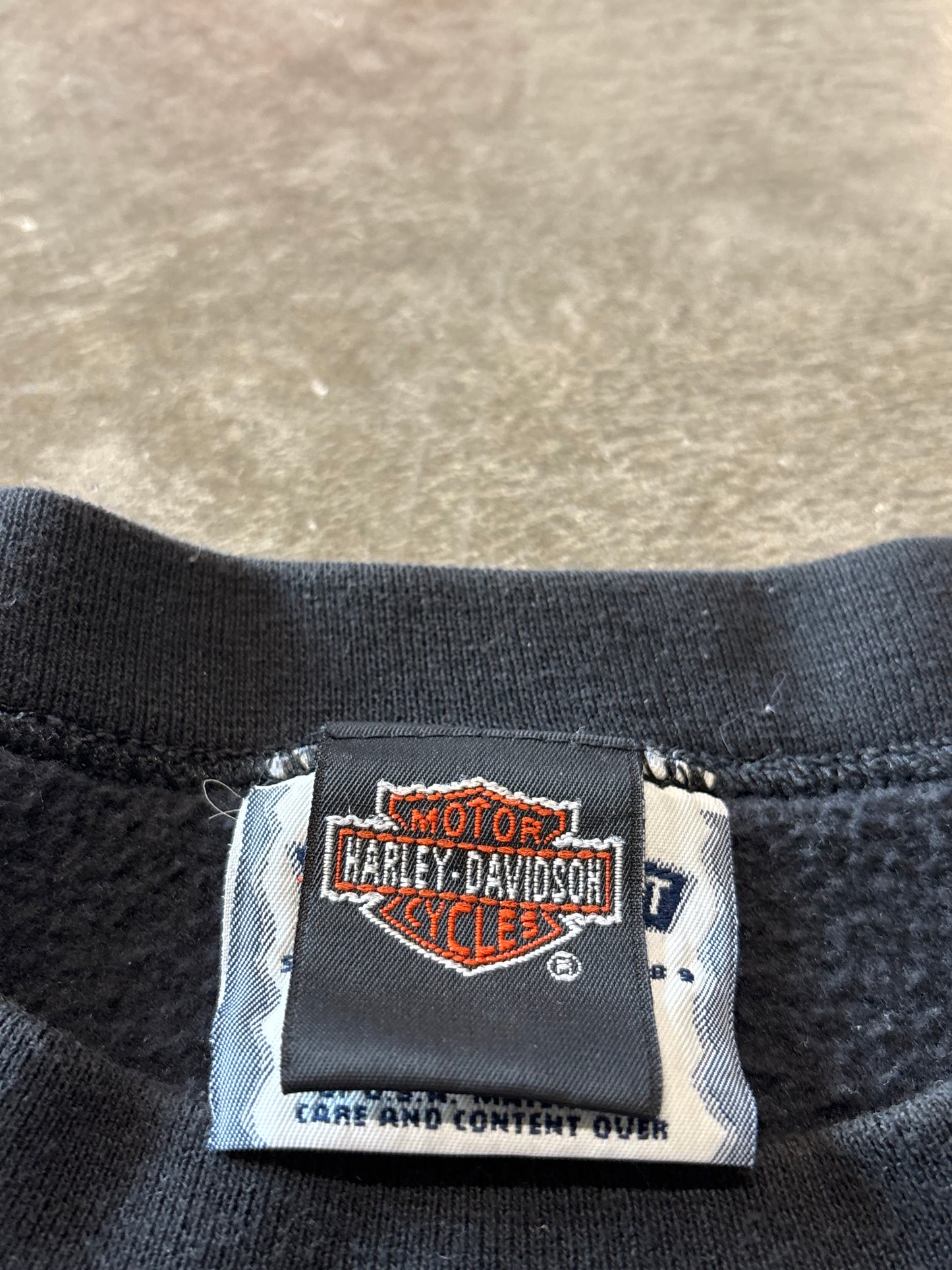 Vintage Harley Davidson Lightning sweatshirt size xl