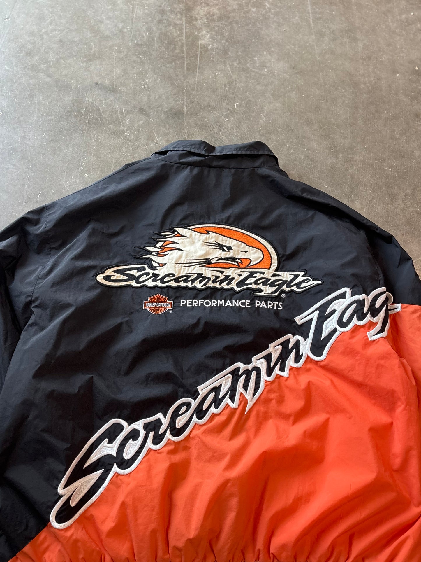 Vintage Harley Davidson Screaming Eagle windbreaker size xxl