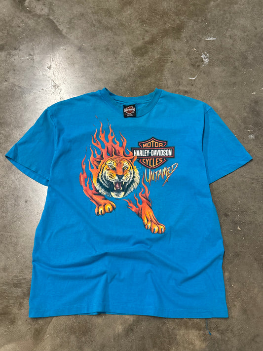 Vintage Harley Davidson Untamed Tiger rare colorway size xl shirt