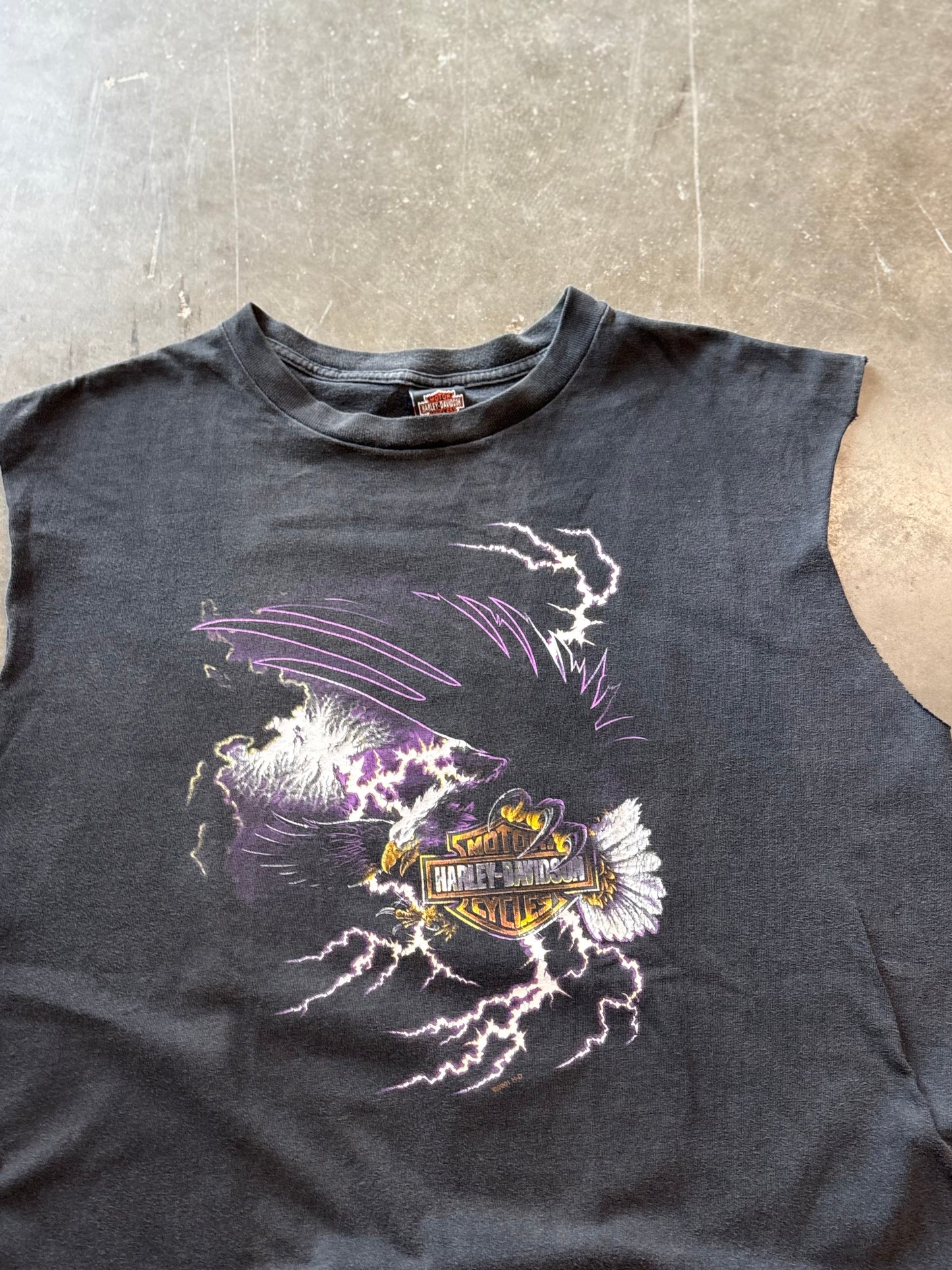 Vintage Harley Cut off size xl