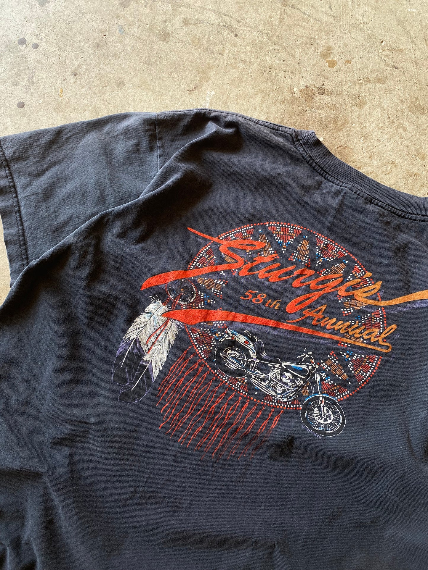 Vintage 90’s Sturgis Wizard Biker shirt size extra large