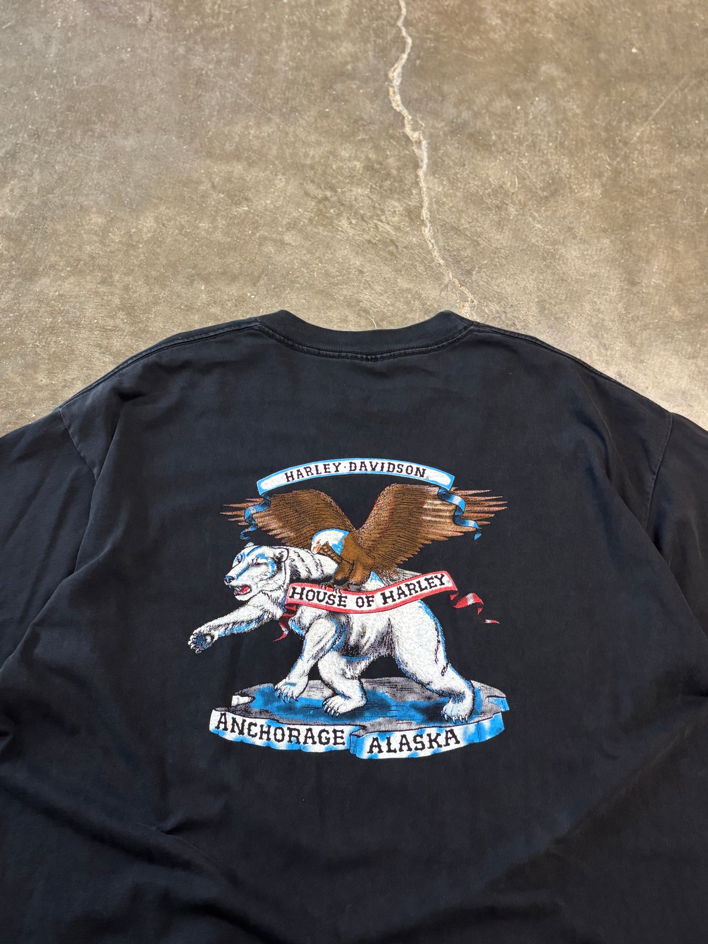 Vintage Harley Davidson Alaska shirt size xl
