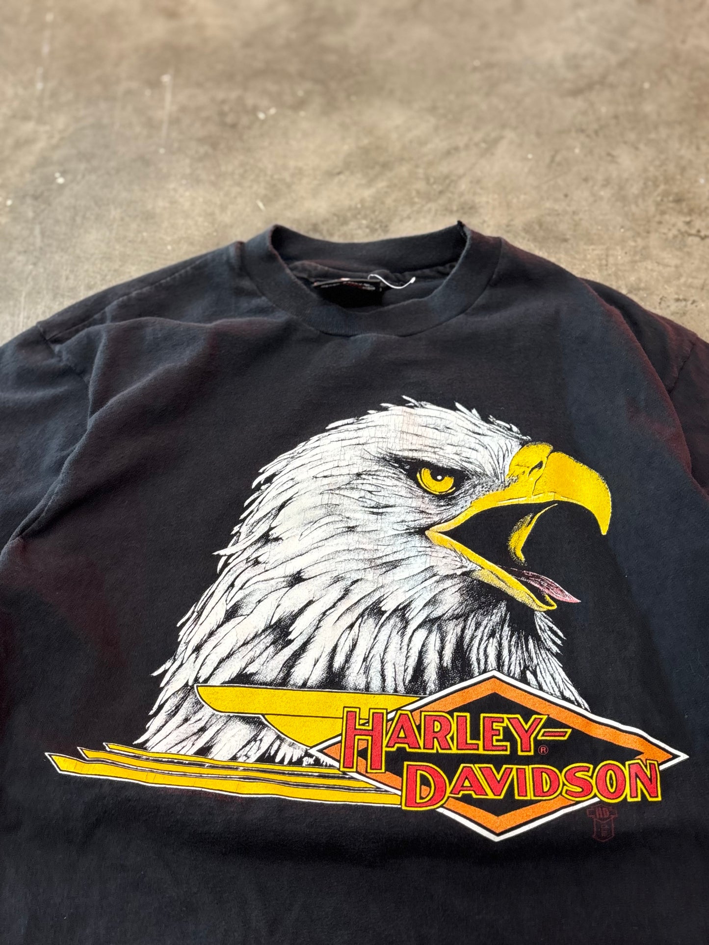 Vintage Harley Davidson screaming eagle shirt size large