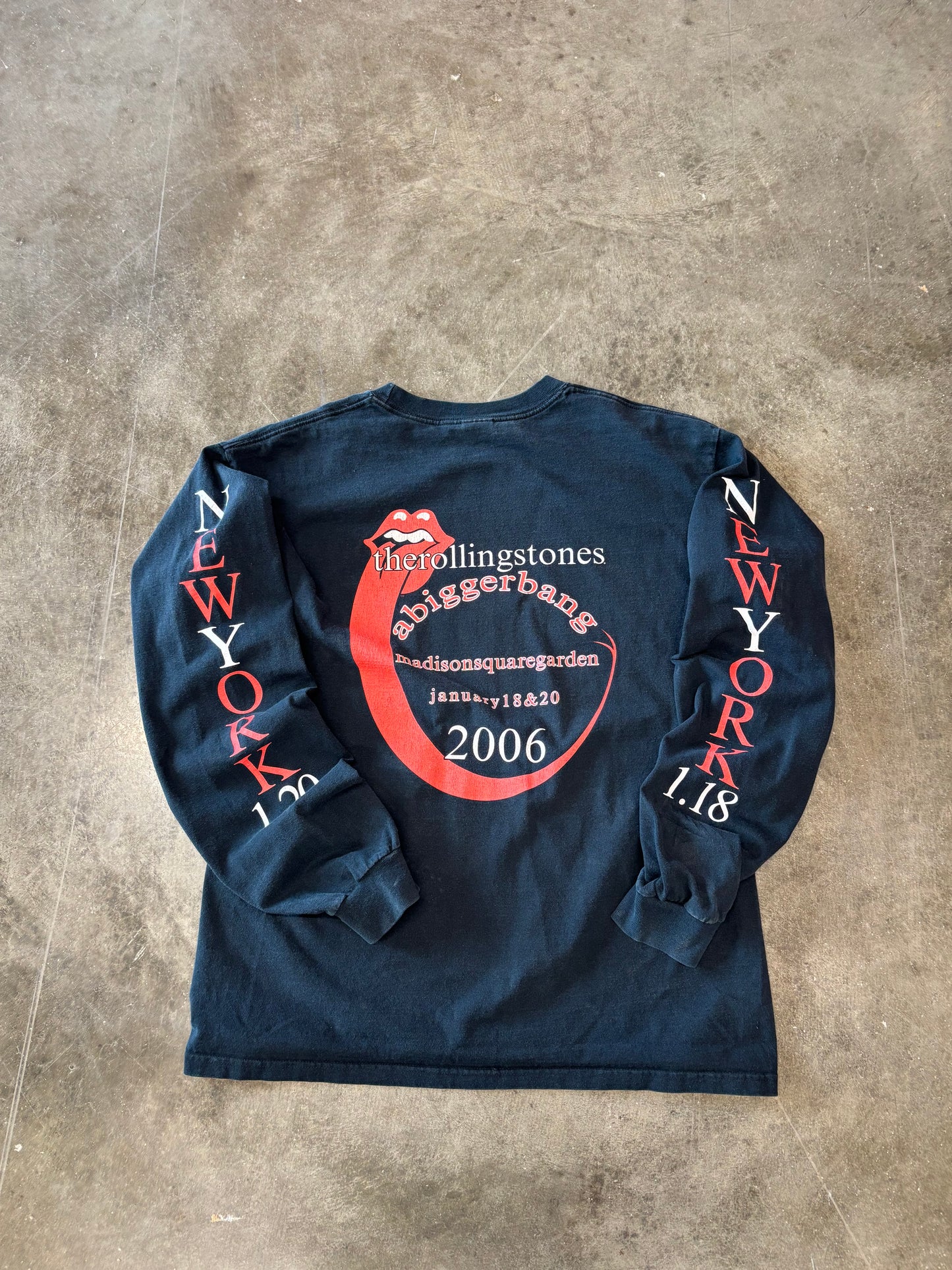 Rolling Stones New York exclusive long sleeve size large