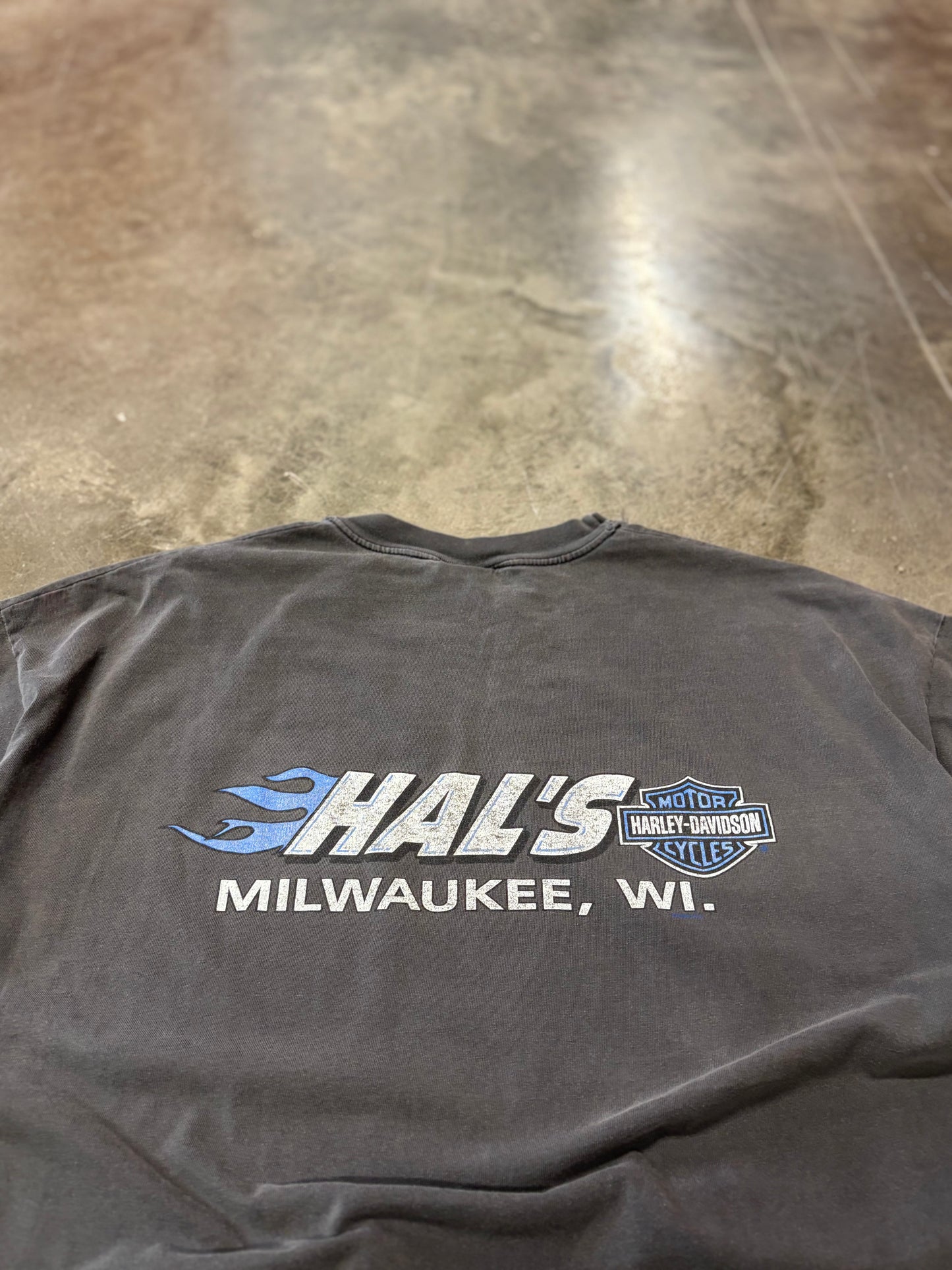 Vintage Harley Davidson Raw power shirt size xxxl faderrrrrrr