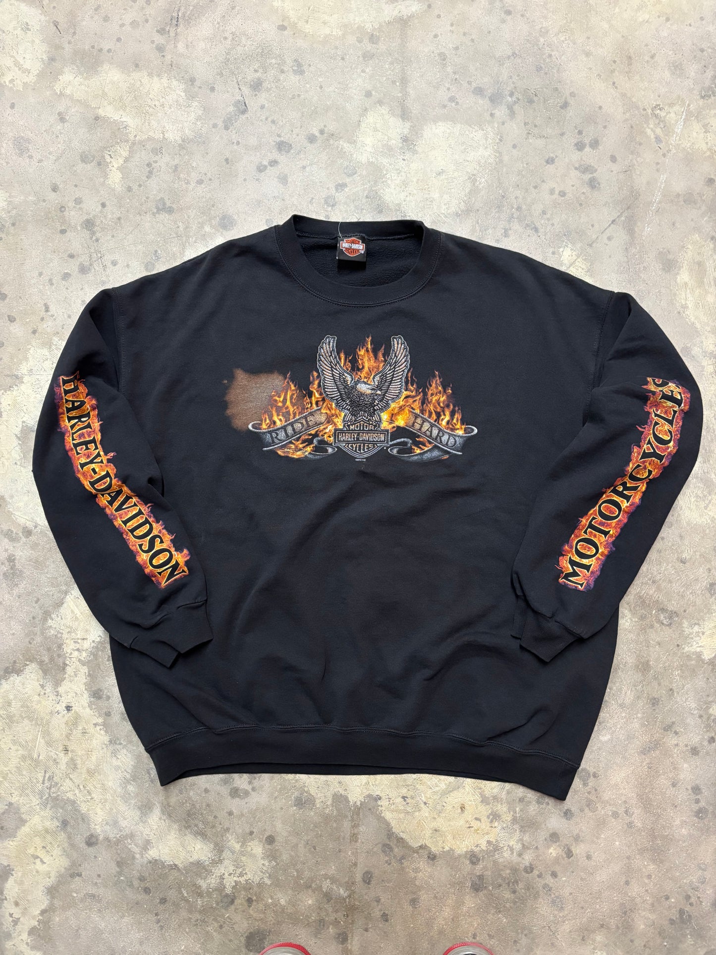 Harley Davidson Ride Hard Crewneck size XXL