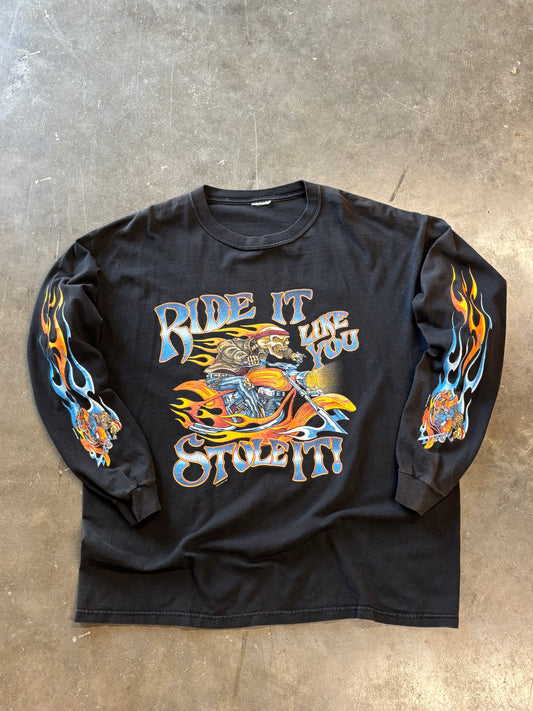 Vintage Biker long sleeve size extra large