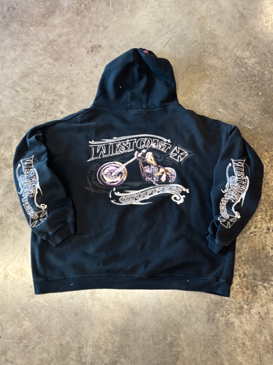Vintage West Coast Choppers boxy hoodie size xxl