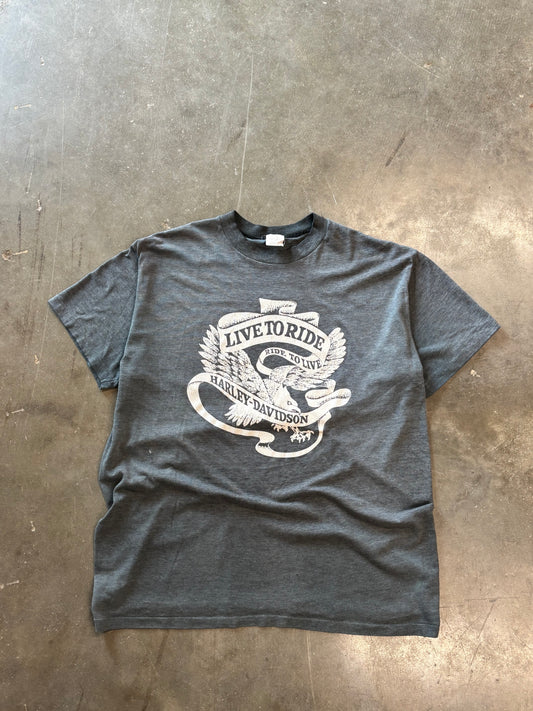 Vintage Harley Davidson Live to ride shirt size xl