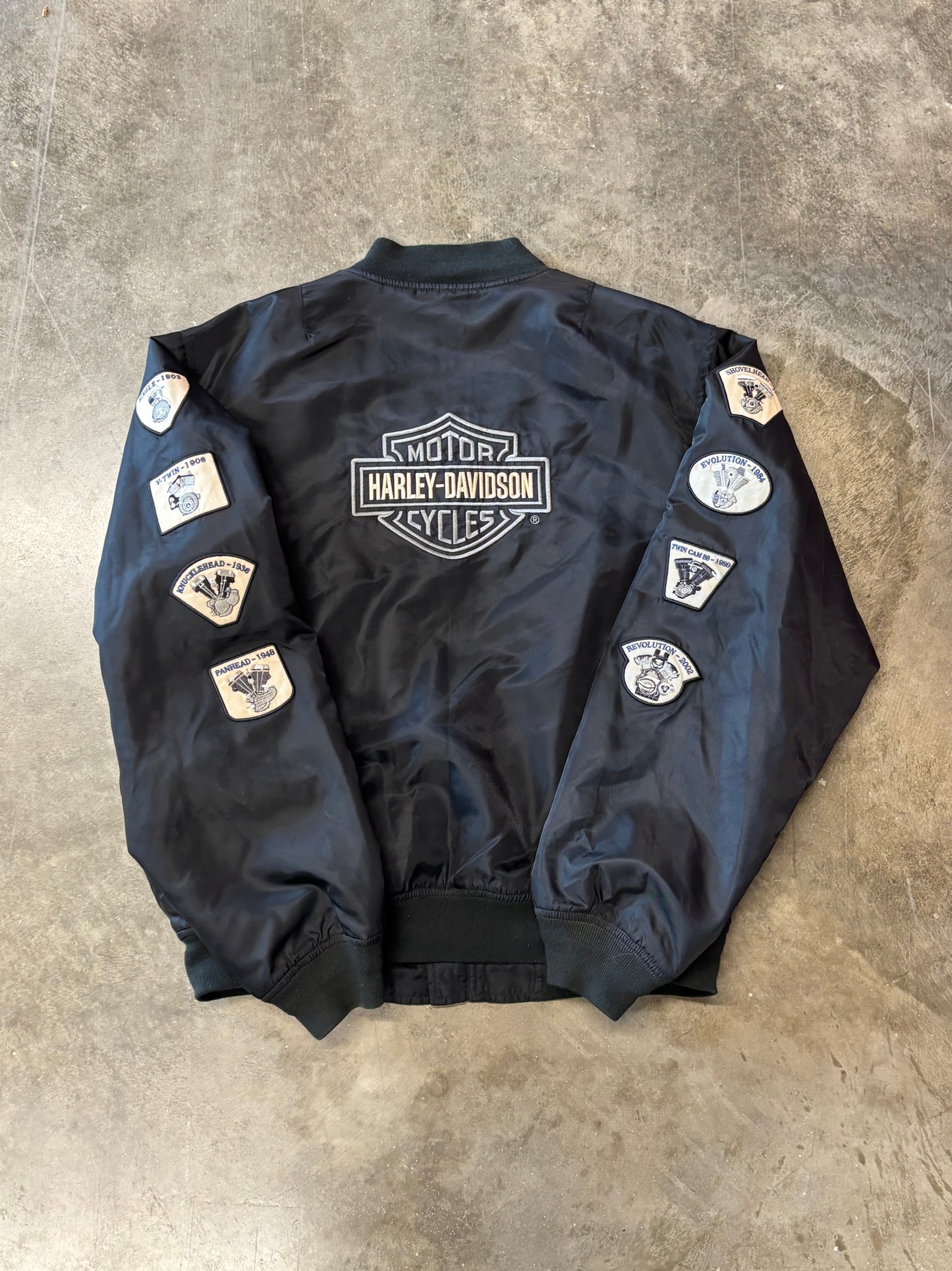 Vintage Harleh Davidson Shovelhead jacket size xl