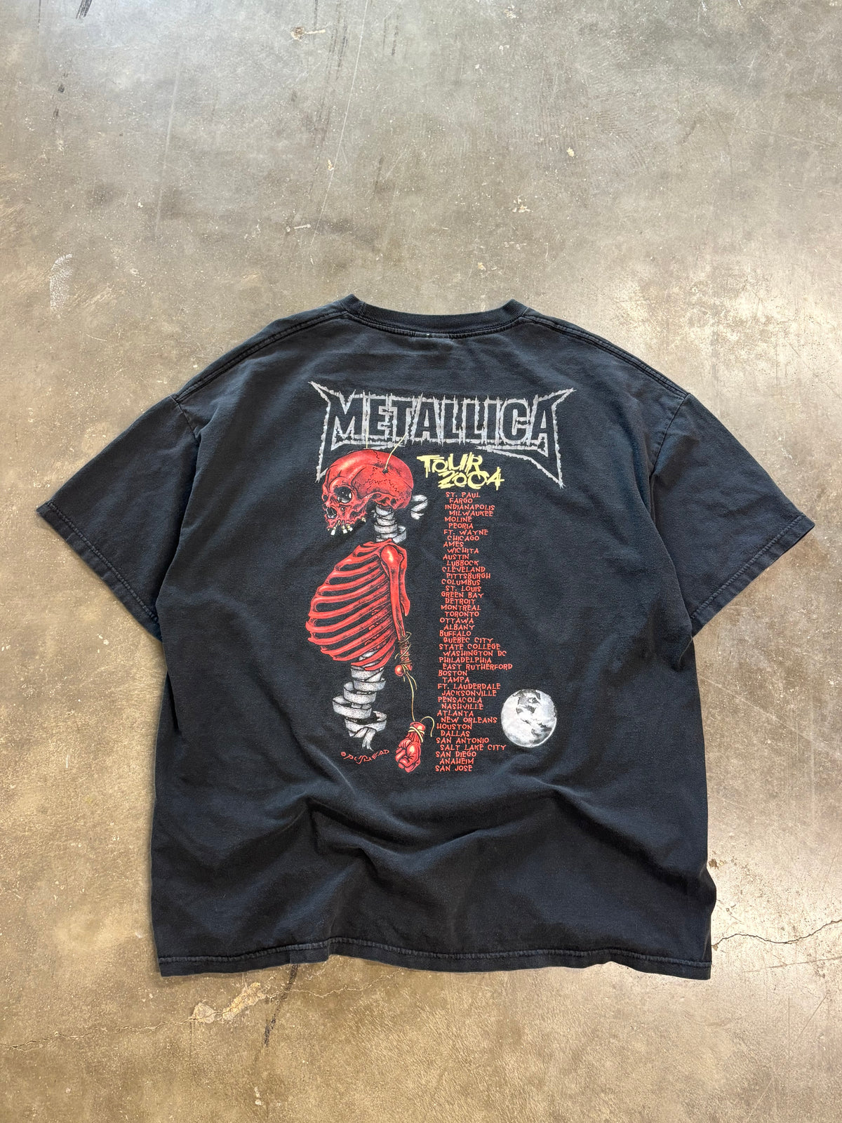 Vintage Metallica Pushead shirt size xxl