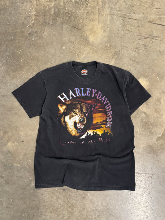 Vintage Harley Davidson Leader of the pack shirt size large