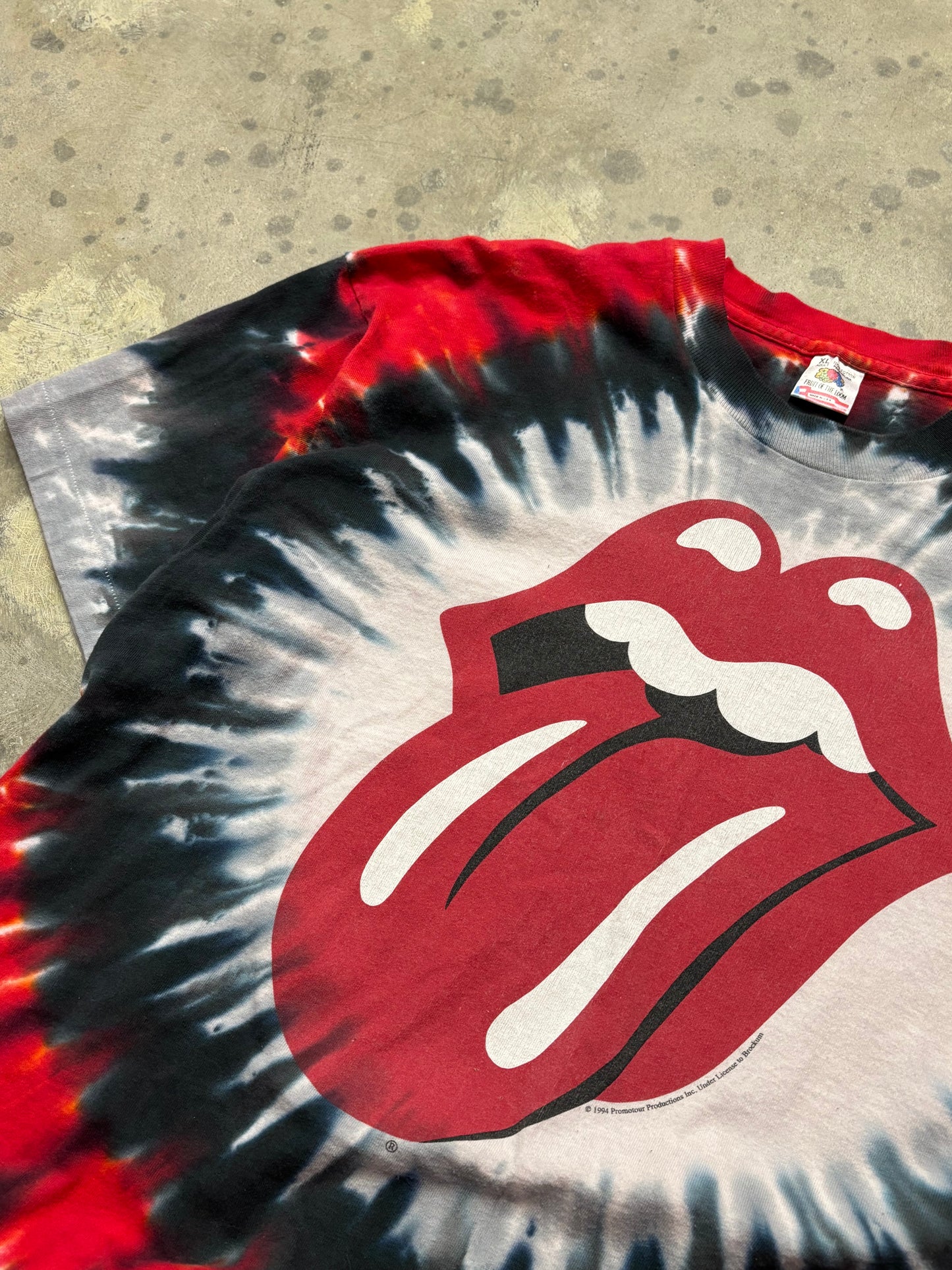 Vintage Rolling Stones Tie Dye shirt size extra large